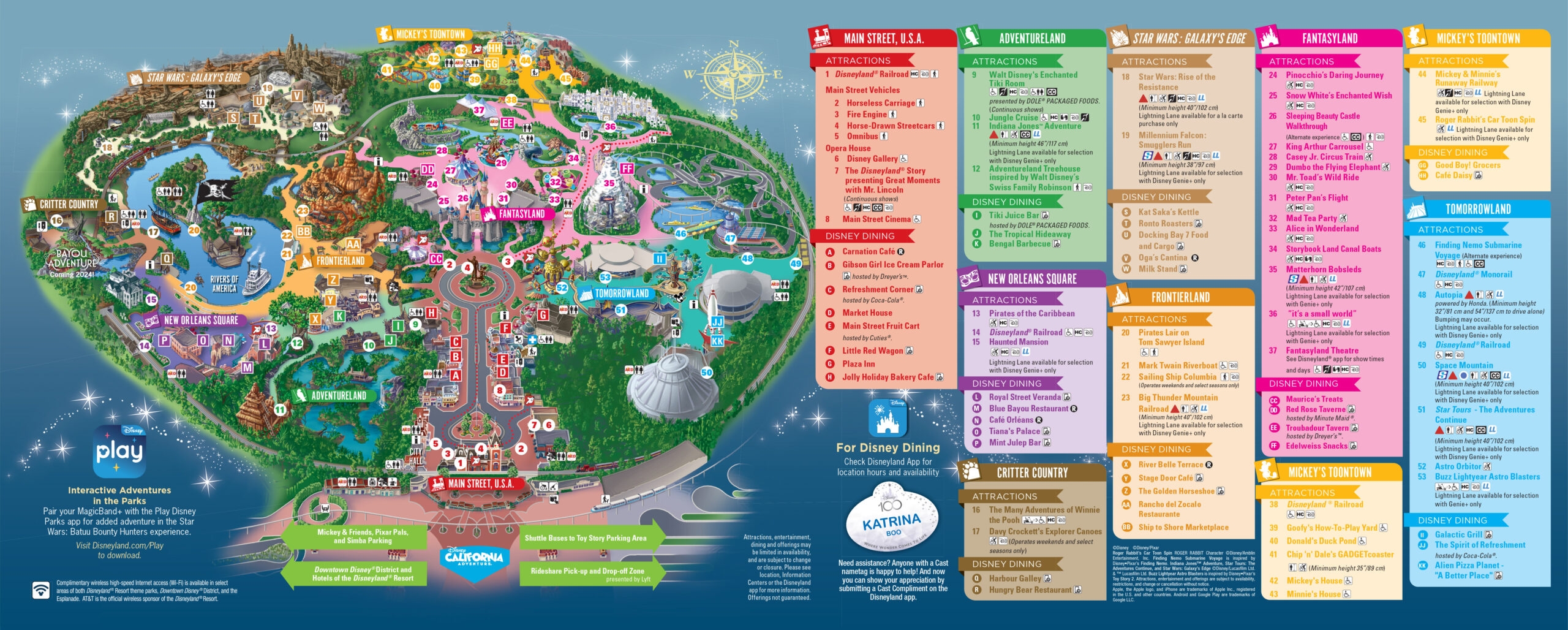 Disneyland Park Map Kelly Does Life