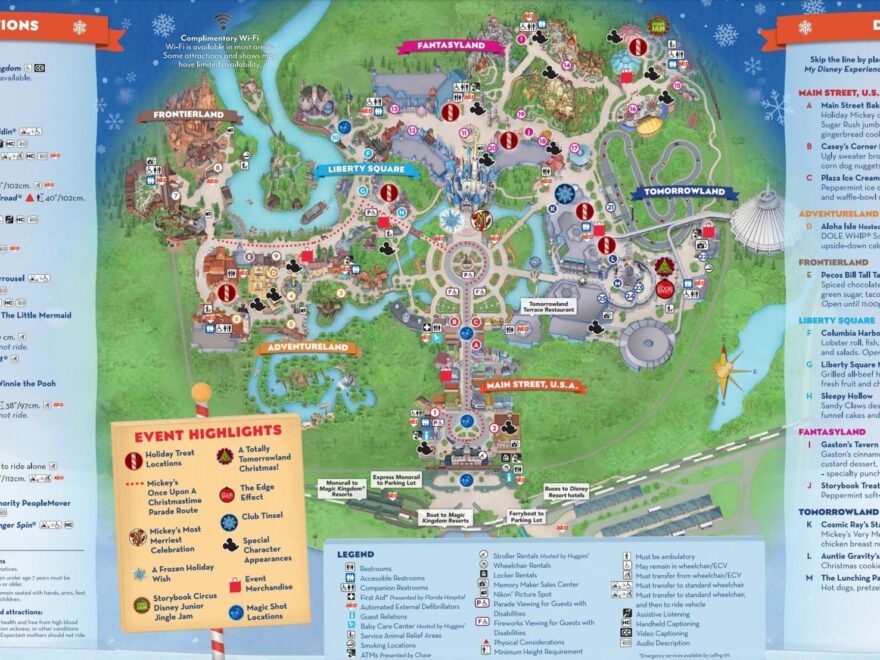 Download Disney World Maps Parks Resorts Event Guides Double Worksheets Library