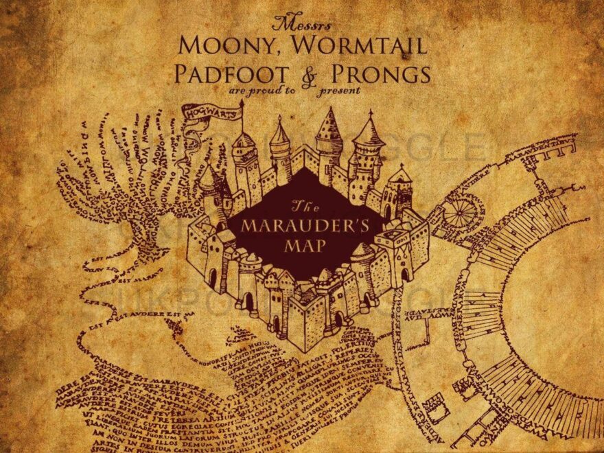 Download Marauders Map From Harry Potter Wallpaper Wallpapers