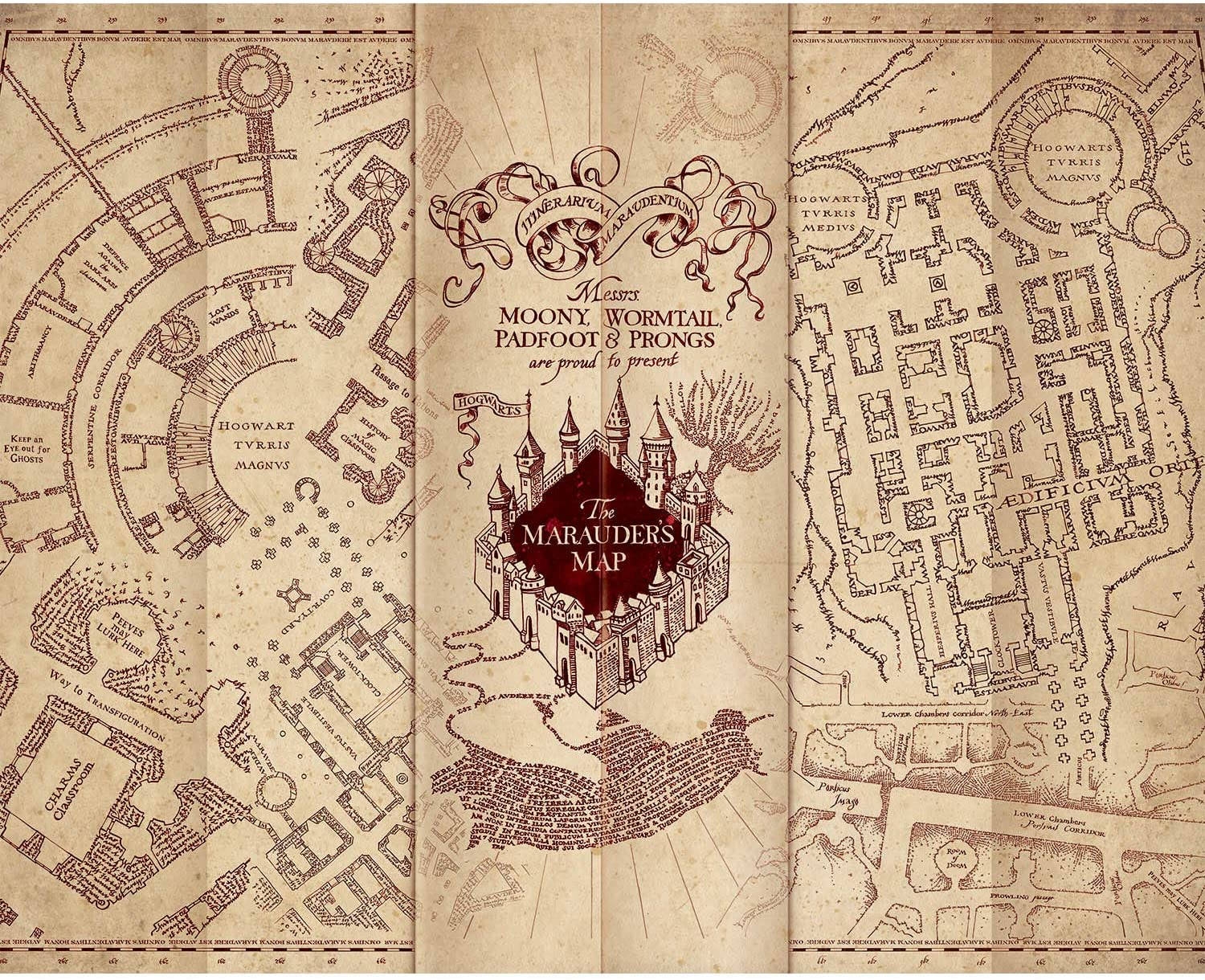 Download Marauders Map Front Page Wallpaper Wallpapers