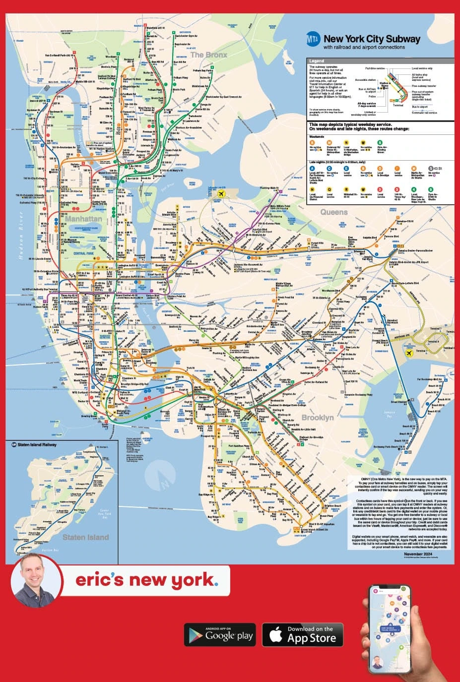 Printable Map Of Nyc