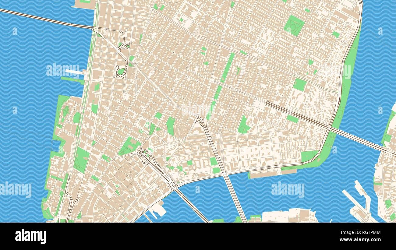 Printable Map Of Manhattan Nyc With Landmarks