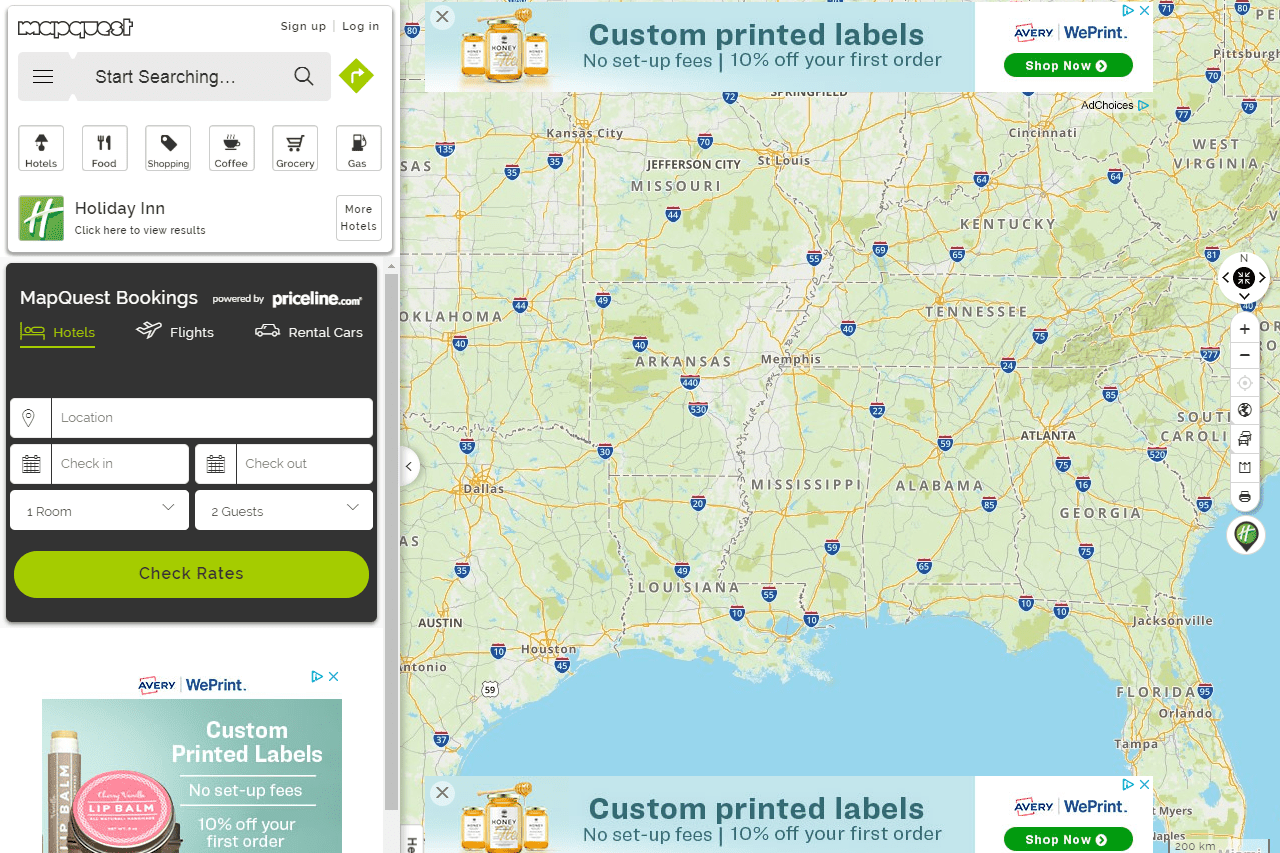 Easy Printable Driving Directions Mapquest