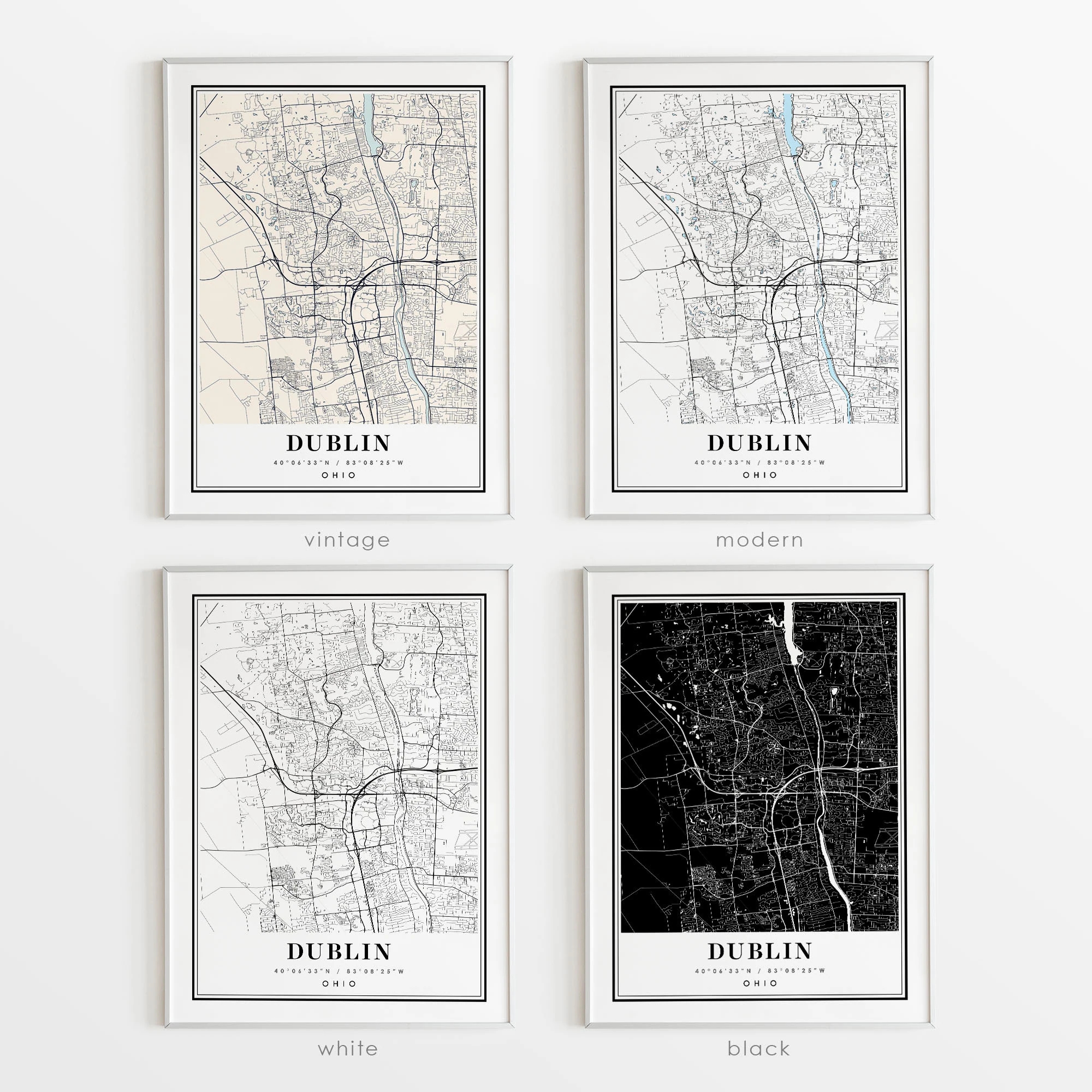 Dublin Ohio Map Printable