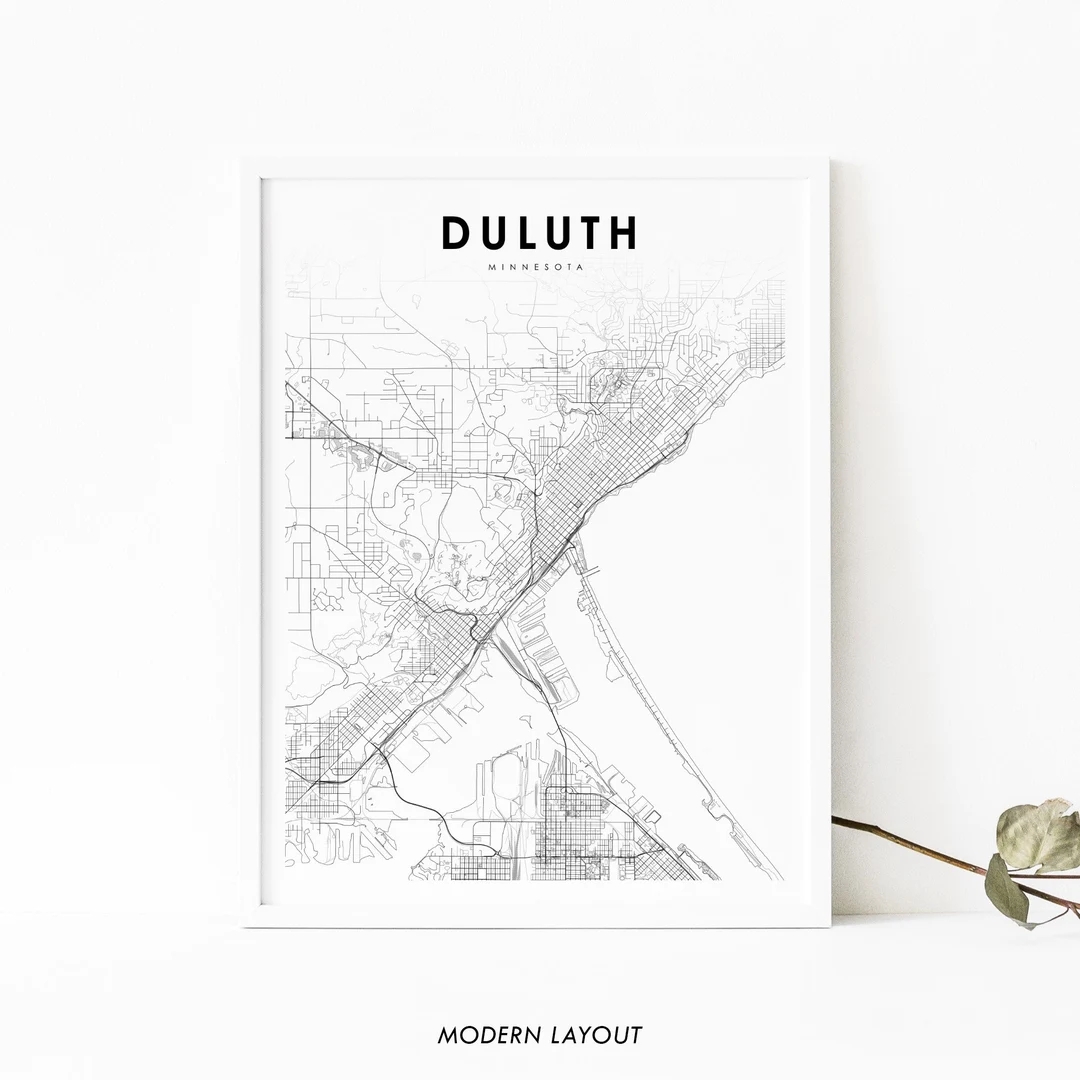 Printable Map Of Duluth Mn