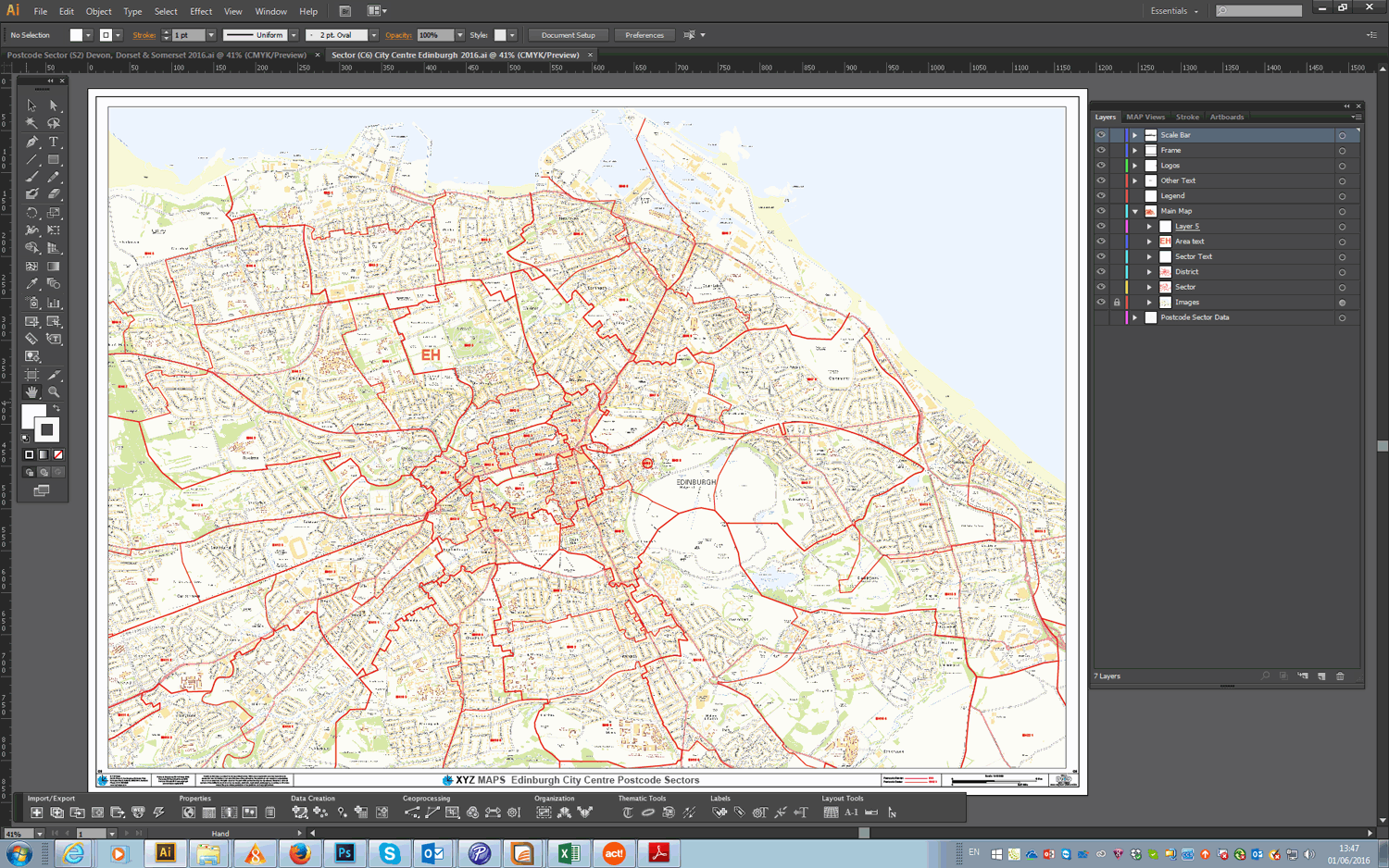 Printable Edinburgh Map With Postal Codes Printable Edinburgh Map With Postal Codes
