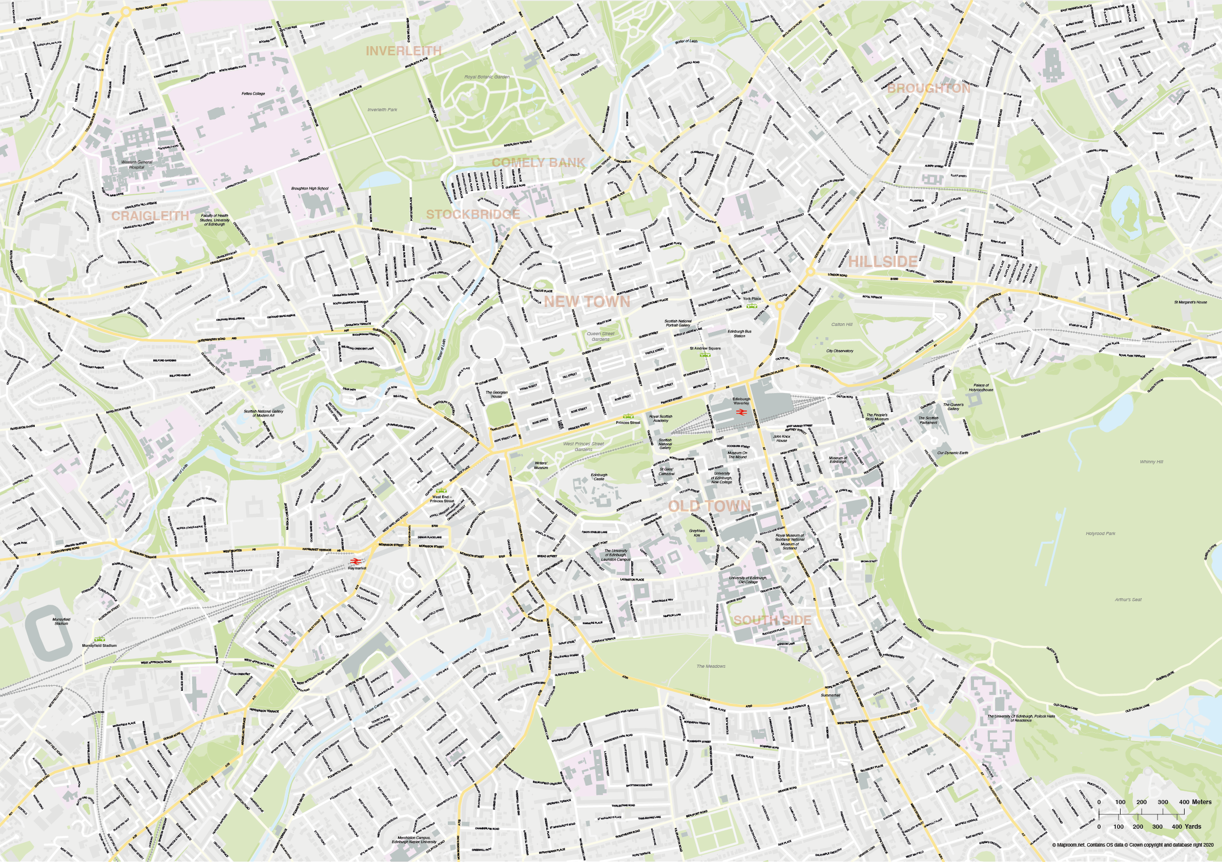 Edinburgh Street Maps Maproom
