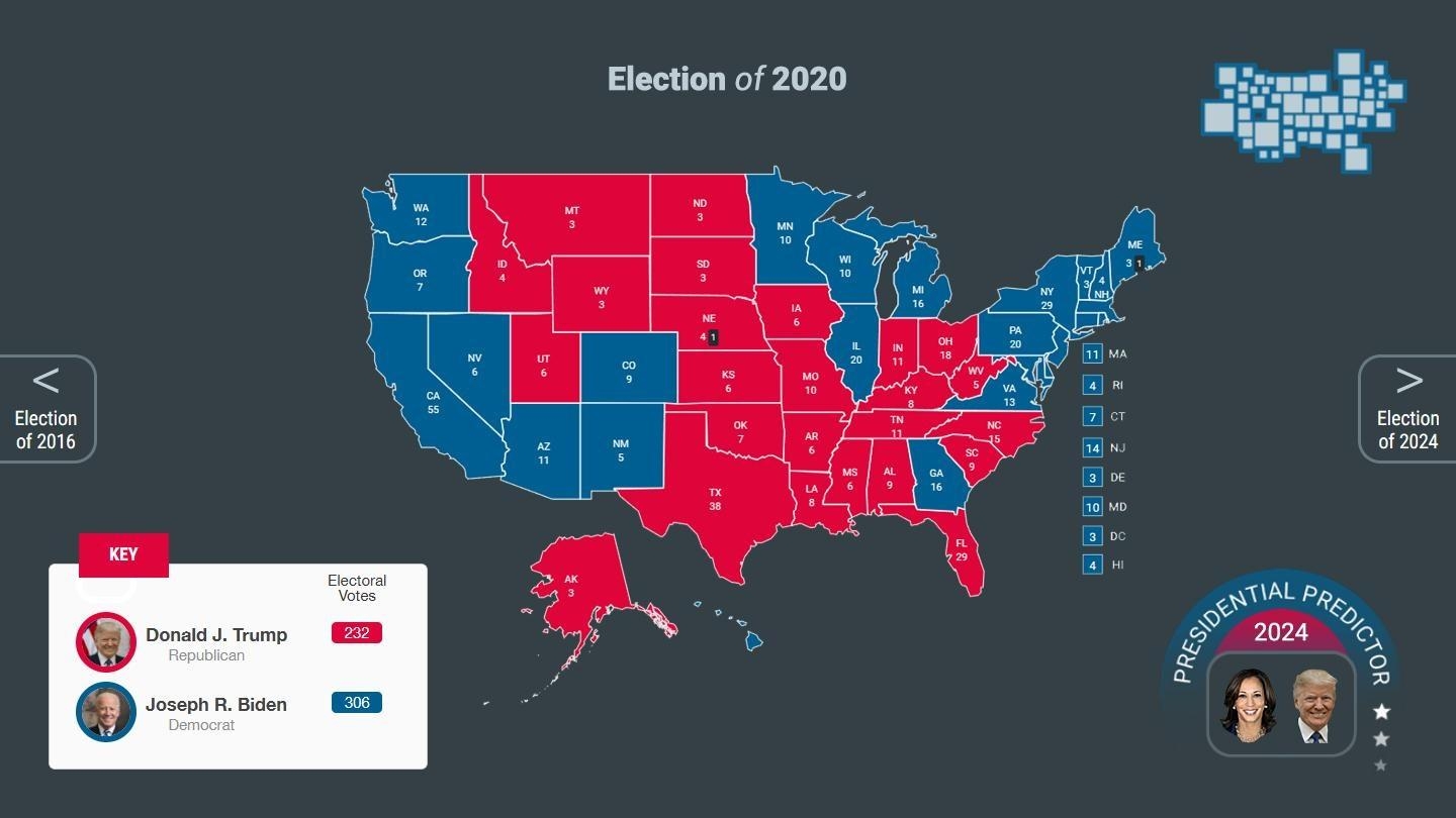Free Printable Usa Electoral College Map