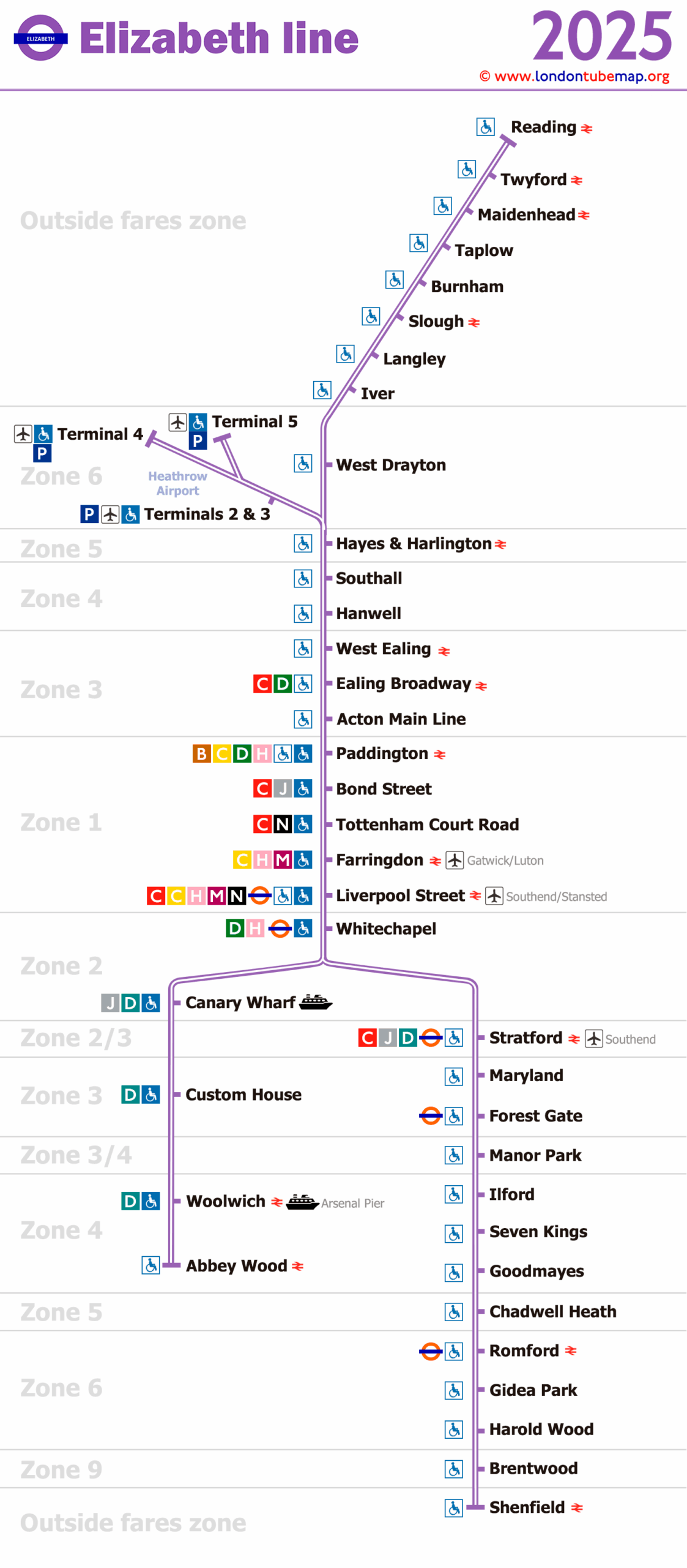 London Underground Map 2025 Printable