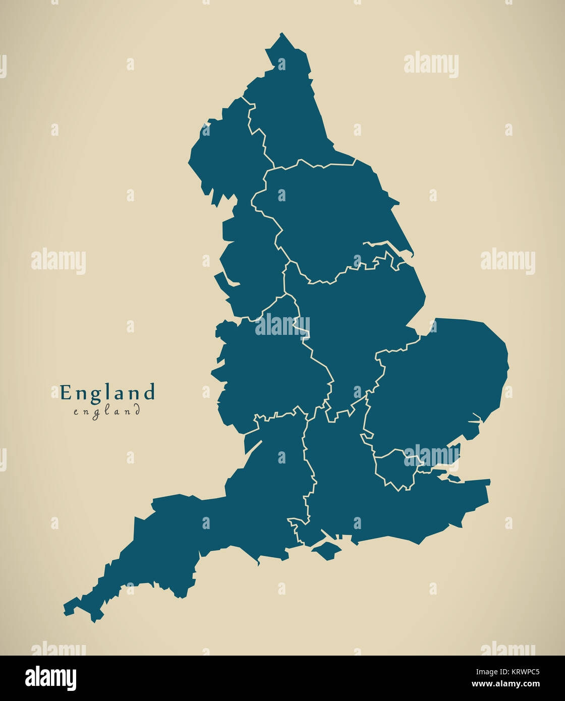 Printable Map Of English Counties
