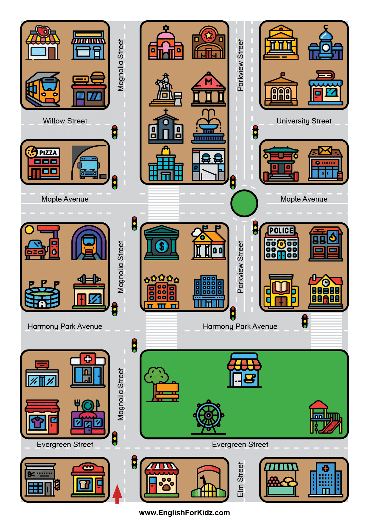 Printable Map For Directionsç