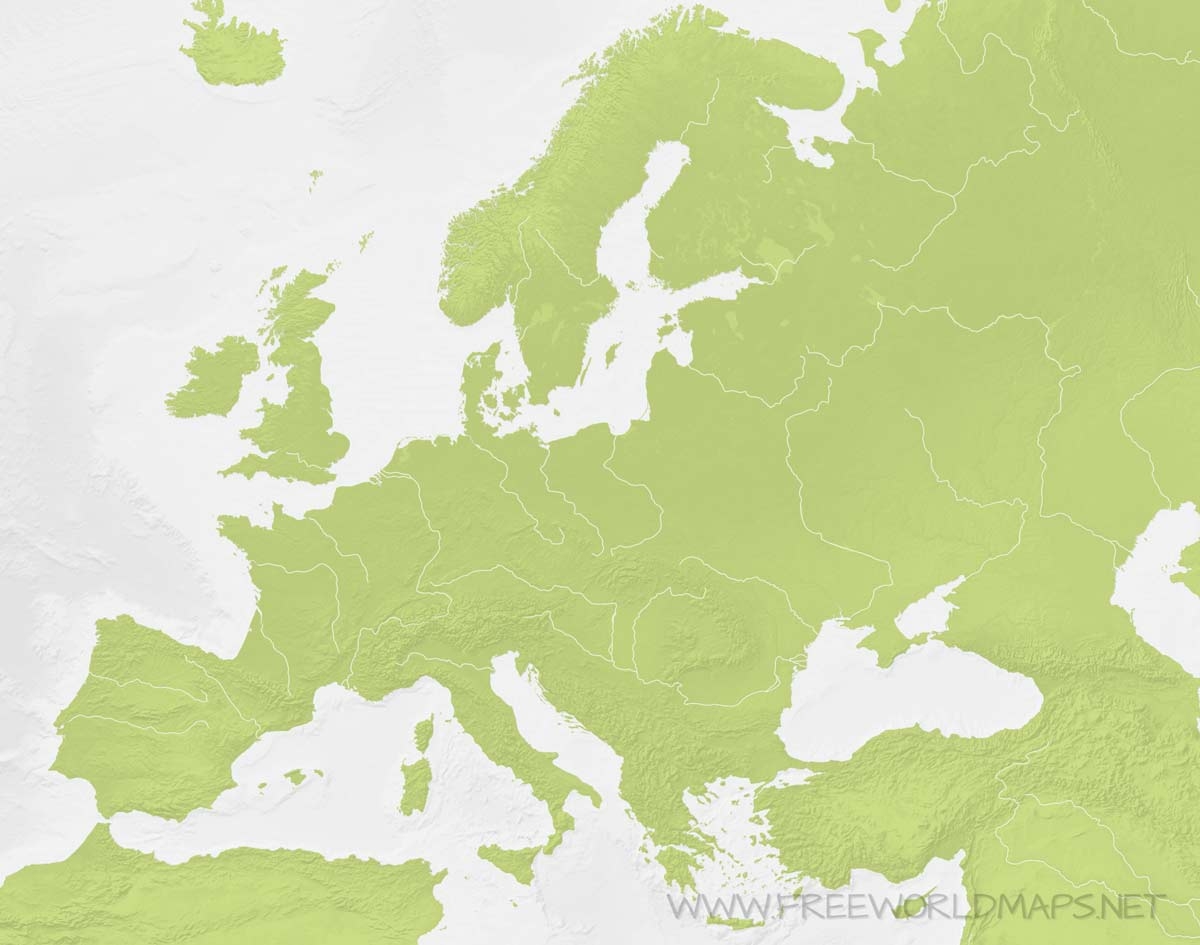 Europe Blank Map