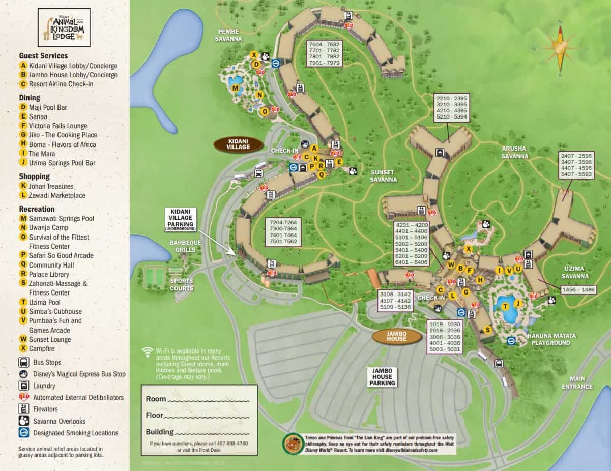 Disney World Animal Kingdom Map 2025 Printable
