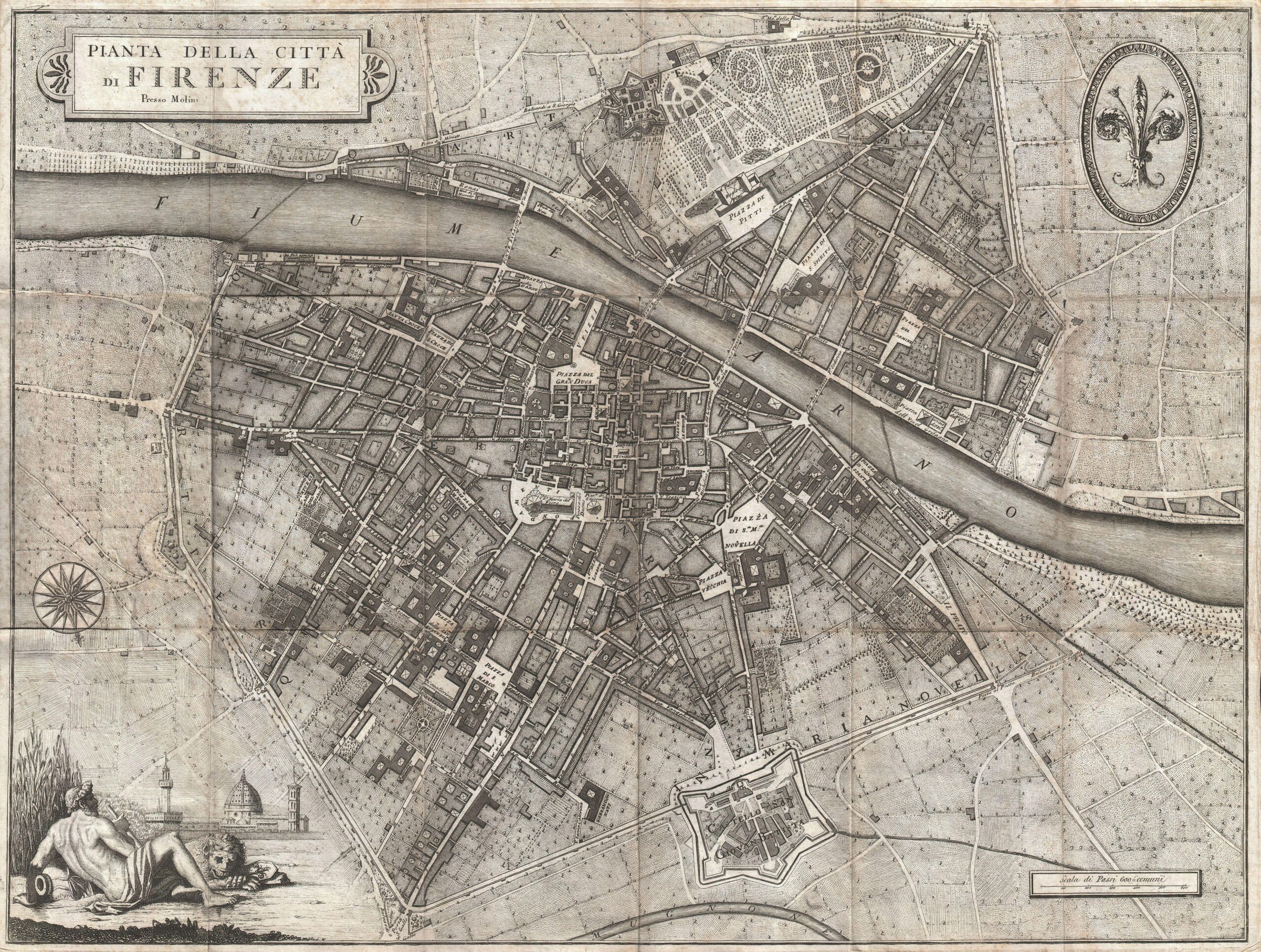 Printable Artist Map Of Florence