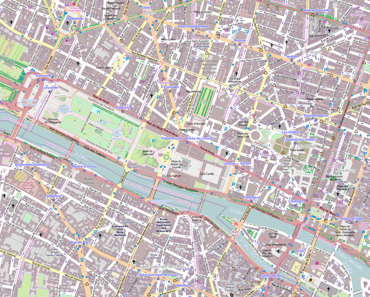File 1er Arrondissement Paris France Open Street Map png Wikimedia Commons