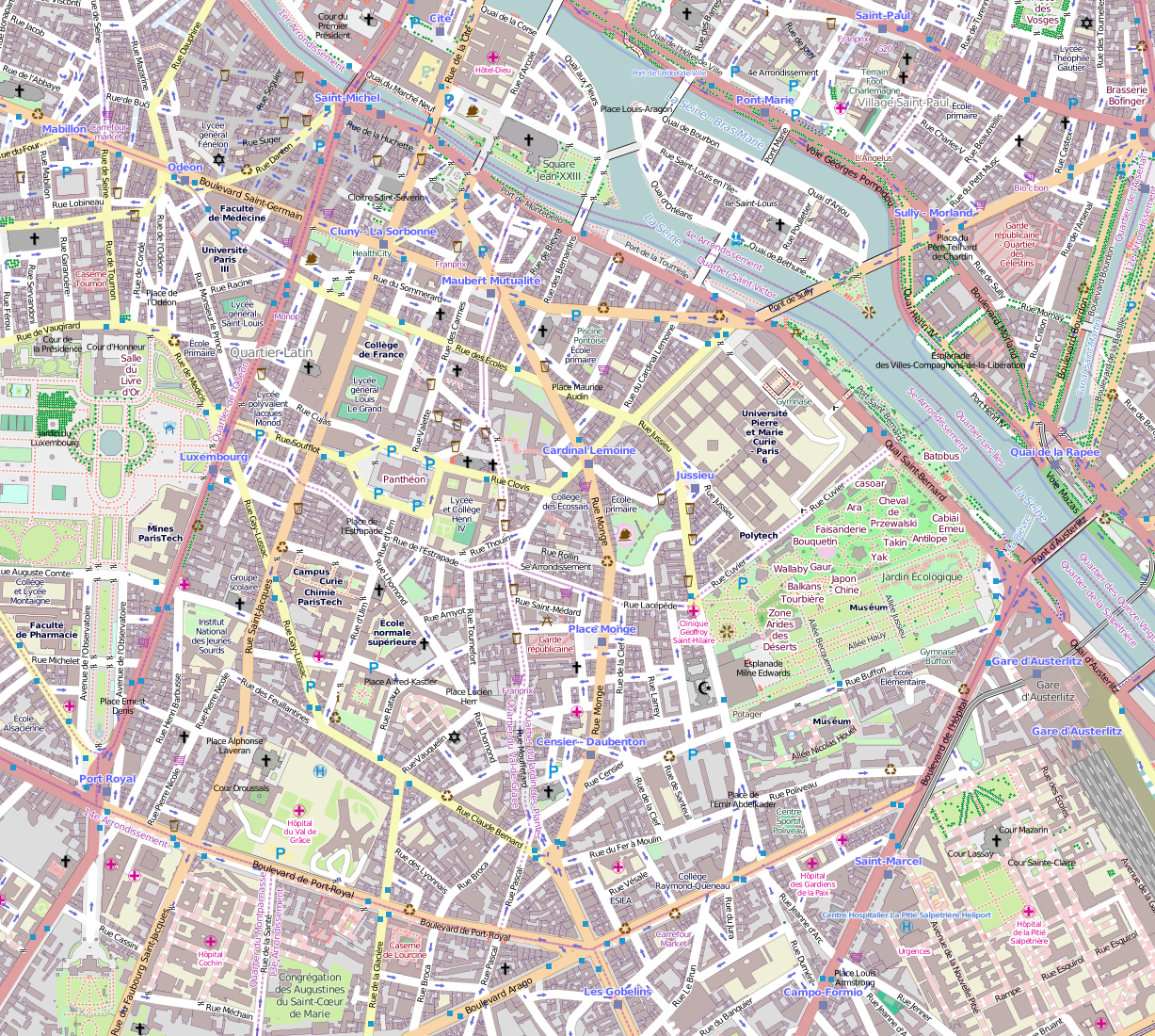 File 5e Arrondissement Paris France Open Street Map png Wikimedia Commons