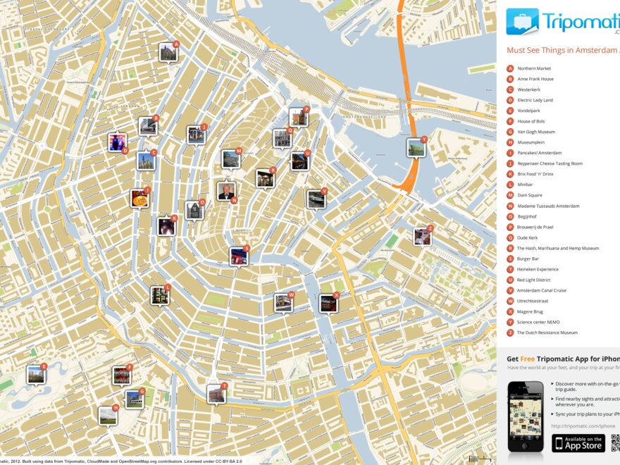 File Amsterdam Printable Tourist Attractions Map jpg Wikimedia Commons