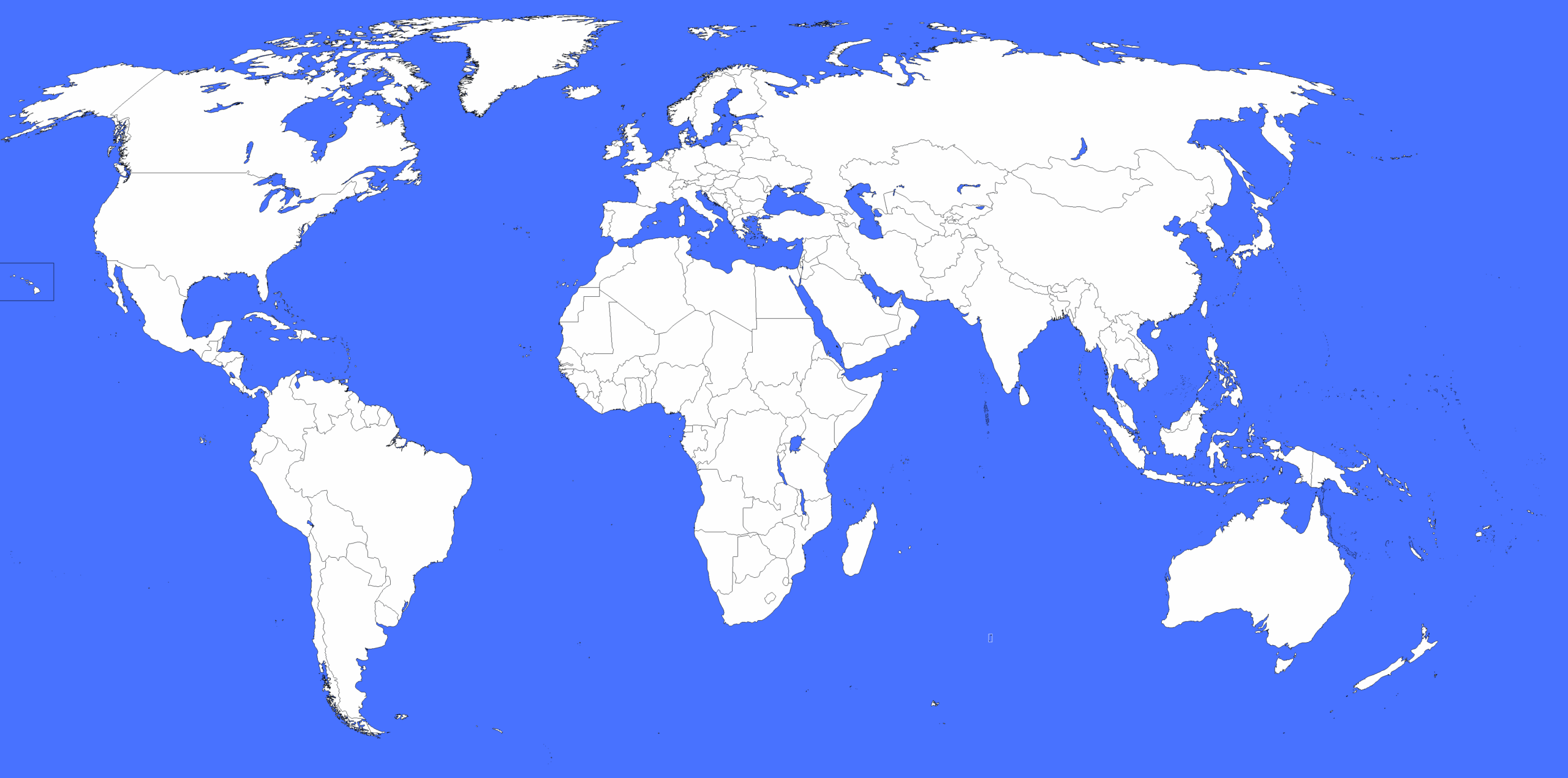 File Blank World Map in The Year 2024 And With Borders And Blue Oceans png Wikimedia Commons