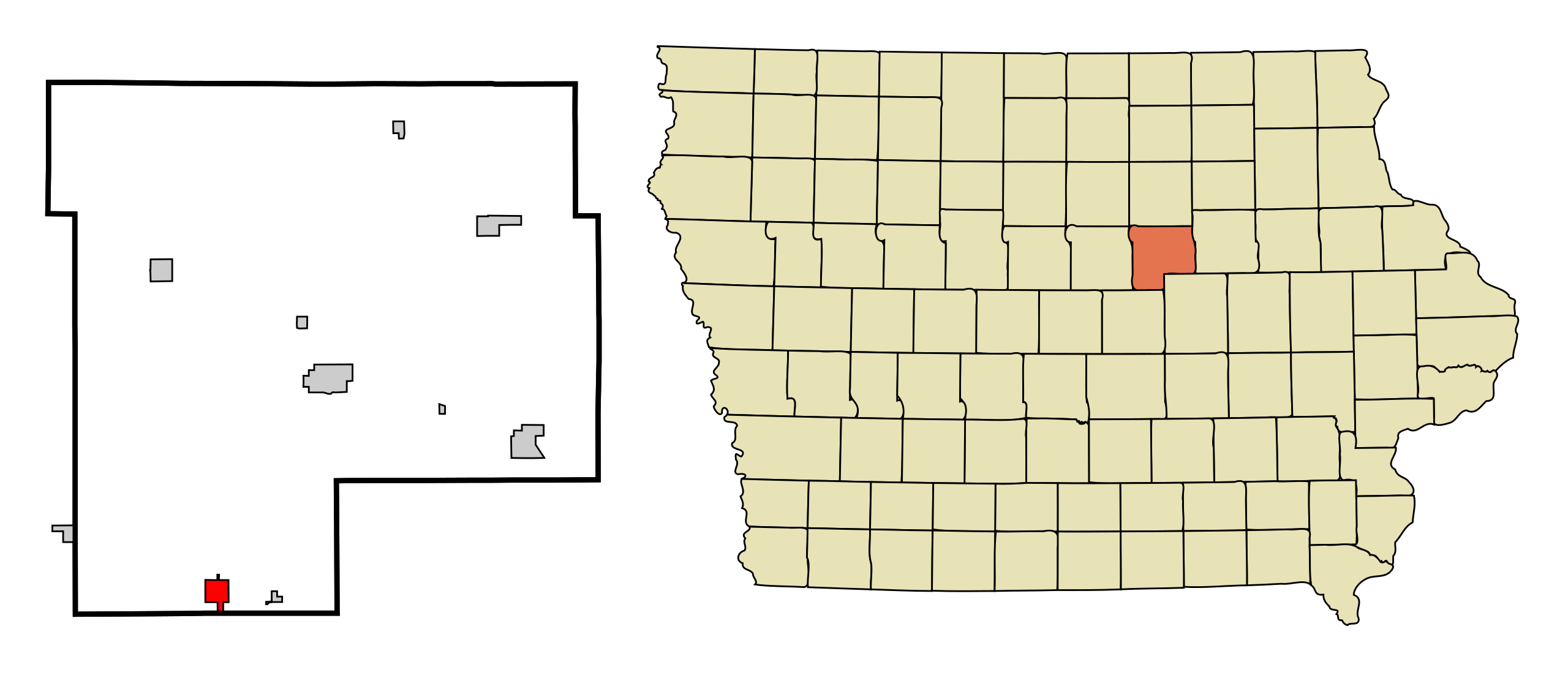 File Grundy County Iowa Incorporated And Unincorporated Areas Conrad Highlighted svg Wikimedia Commons