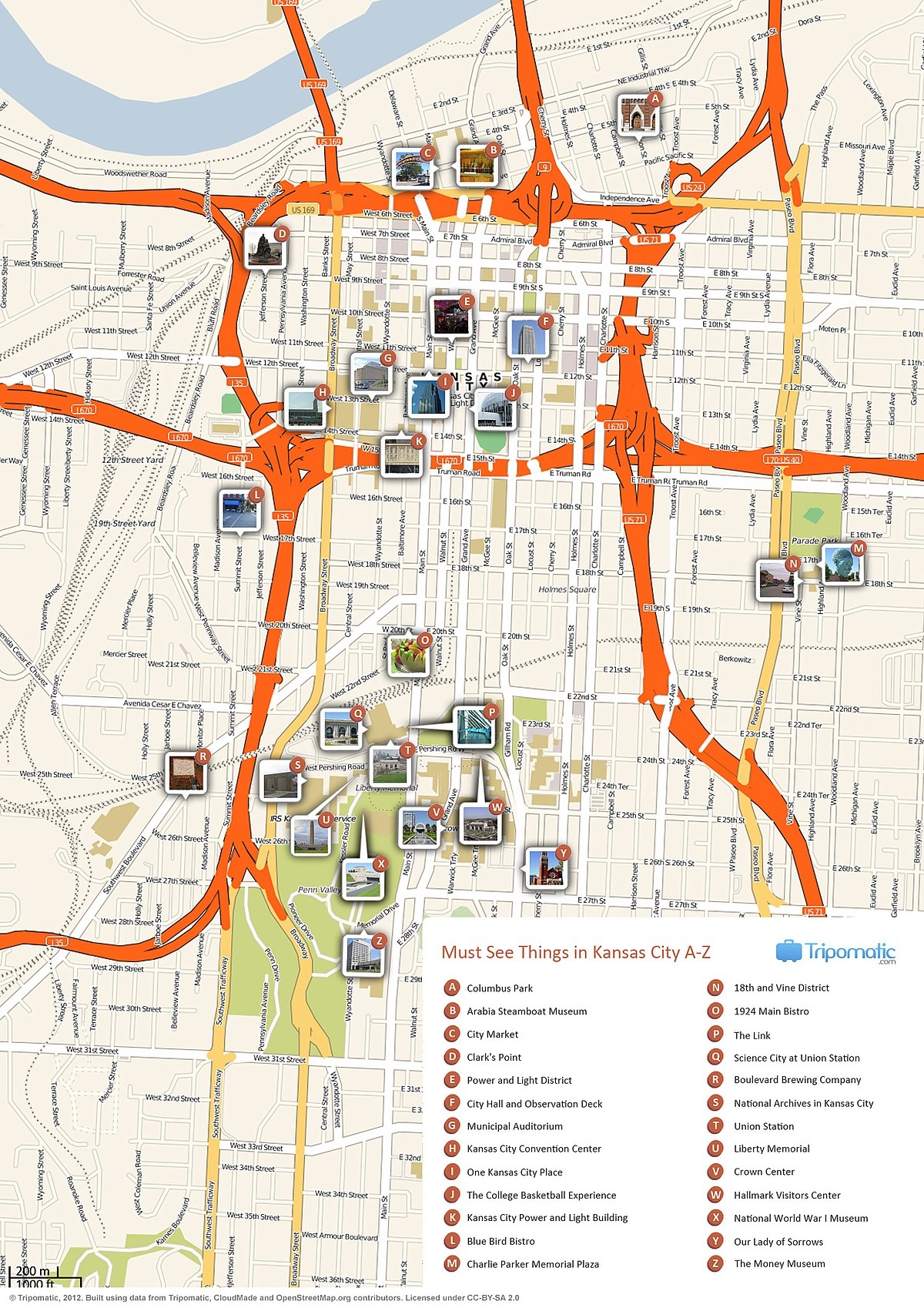 File Kansas City Printable Tourist Attractions Map jpg Wikimedia Commons