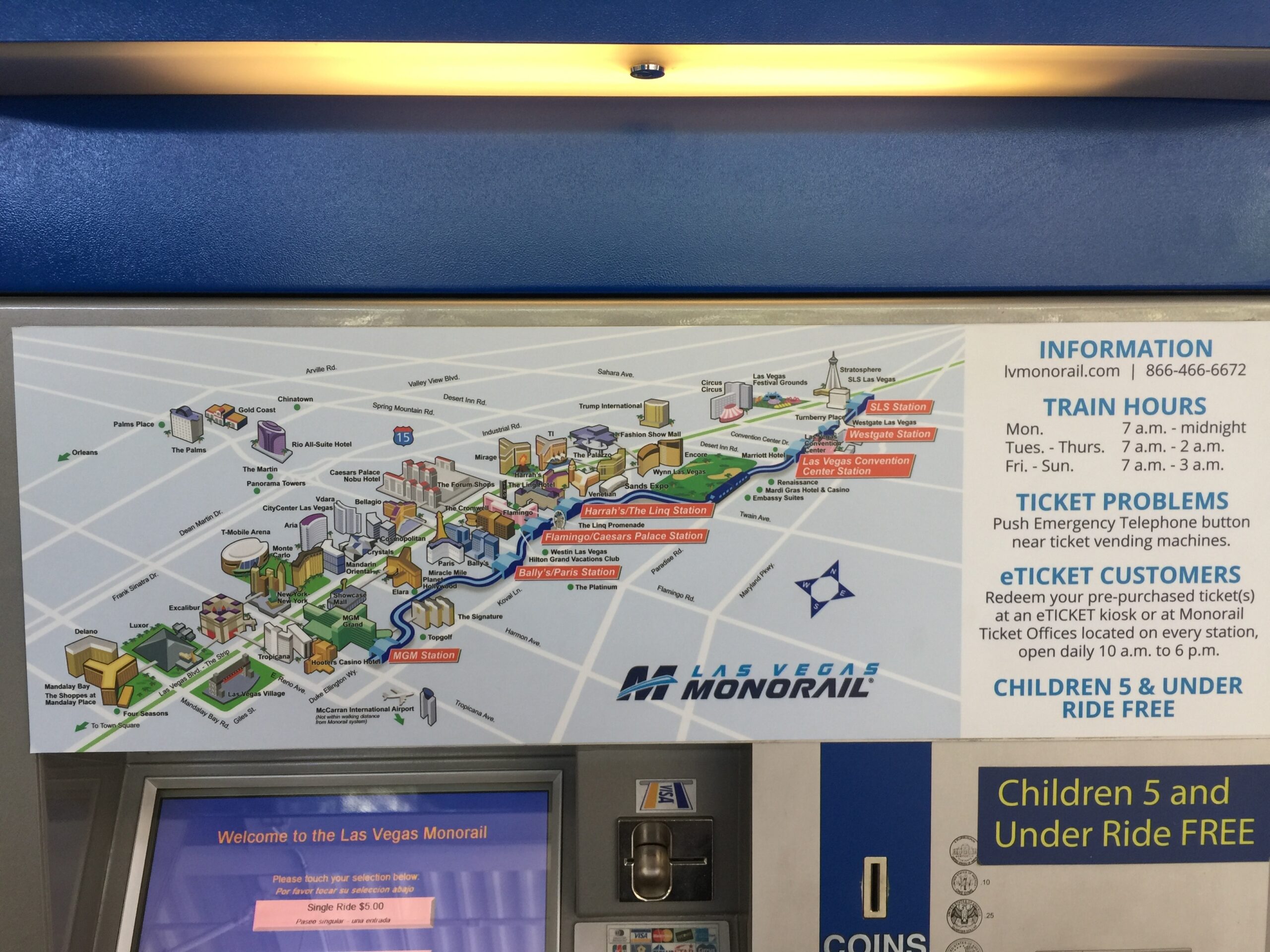 Printable Map Of Las Vegas Strip Hotels