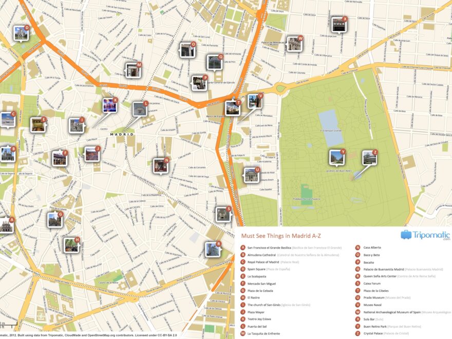 File Madrid Printable Tourist Attractions Map jpg Wikimedia Commons