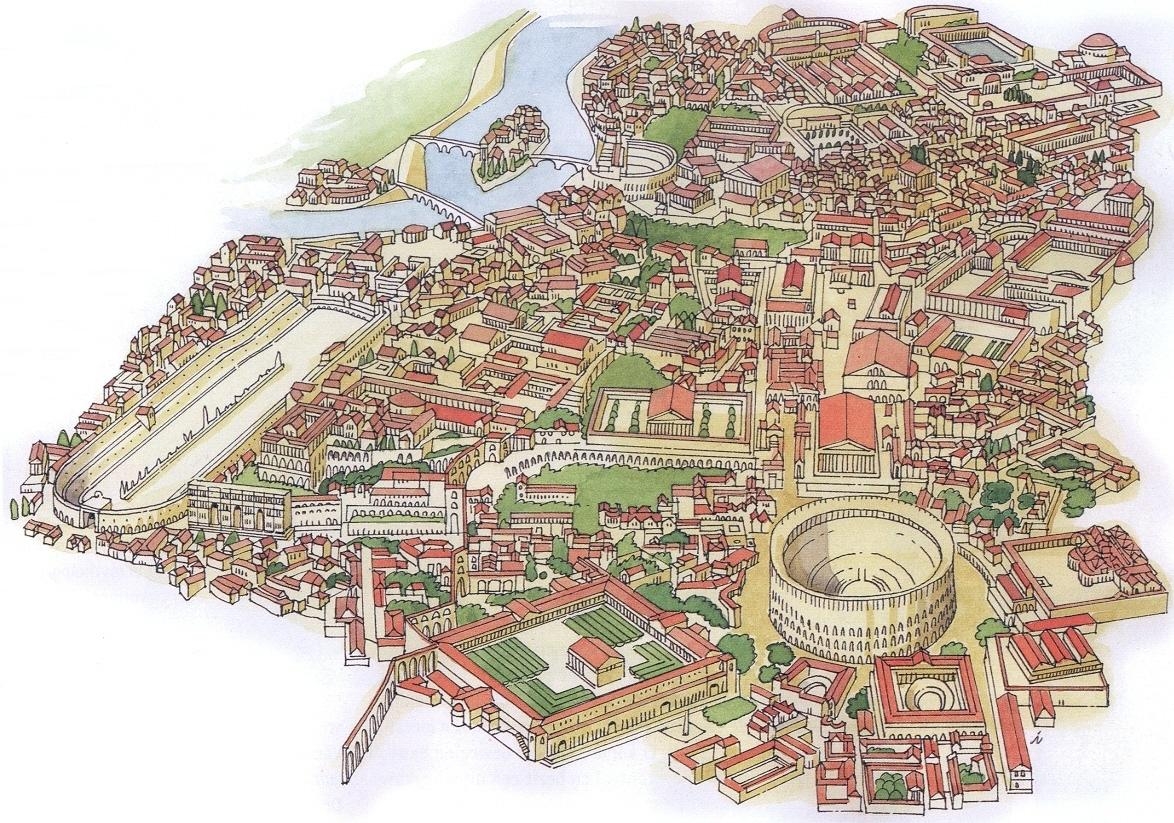 Free Printable Map Ancient Rome