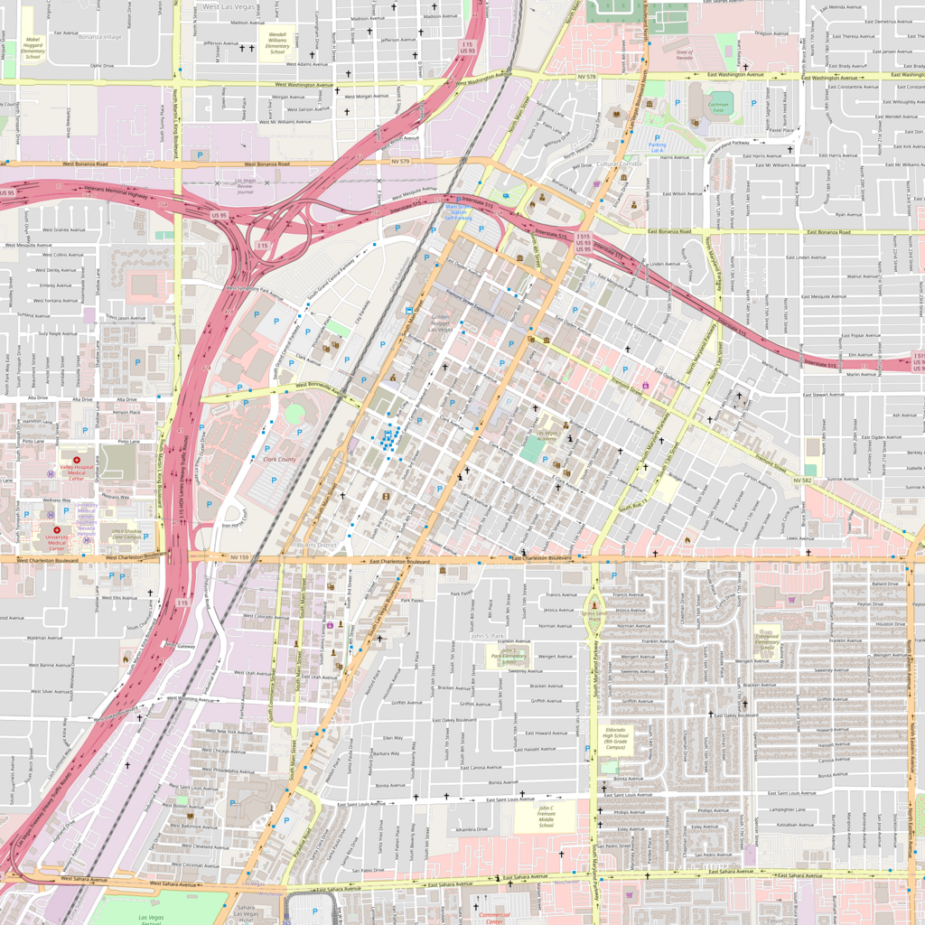 File Map Of Downtown Las Vegas And Surroundings png Wikimedia Commons File Map Of Downtown Las Vegas And Surroundings png Wikimedia Commons