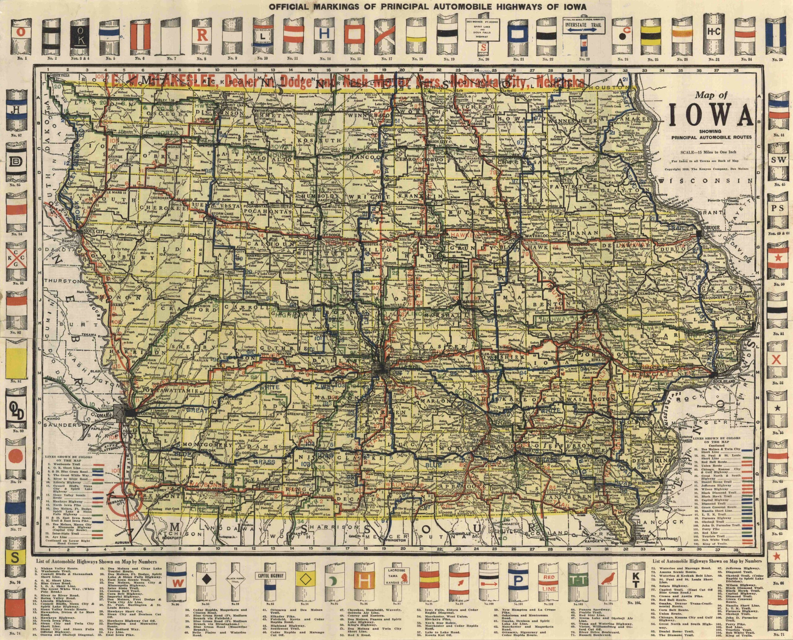 Printable Iowa Transportation Map