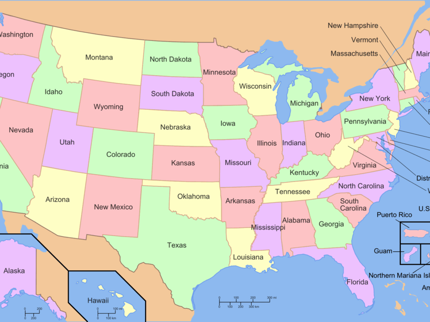 File Map Of USA With State And Territory Names 2 png Wikimedia Commons