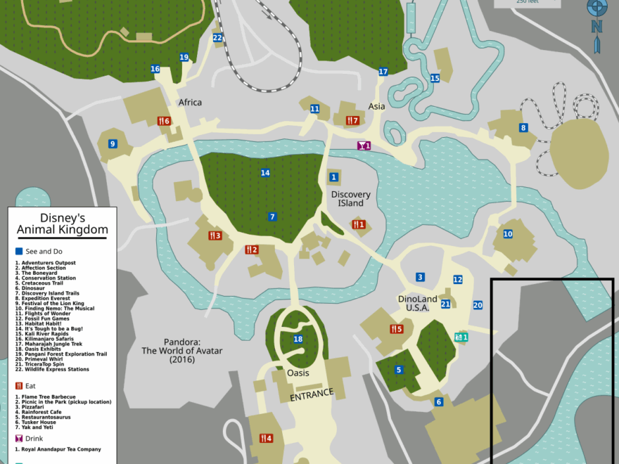 File Map Walt Disney World Animal Kingdom svg Wikimedia Commons