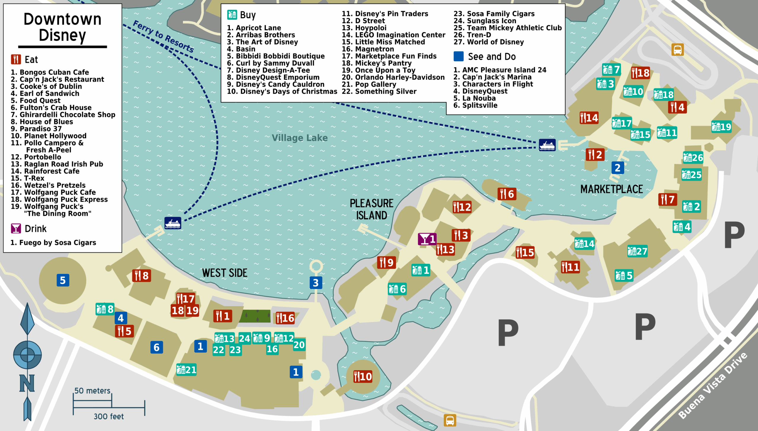 File Map Walt Disney World Downtown Disney png Wikimedia Commons