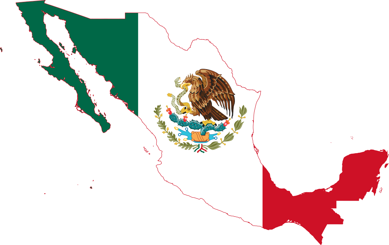 File Mexico Flag Map svg Wikimedia Commons