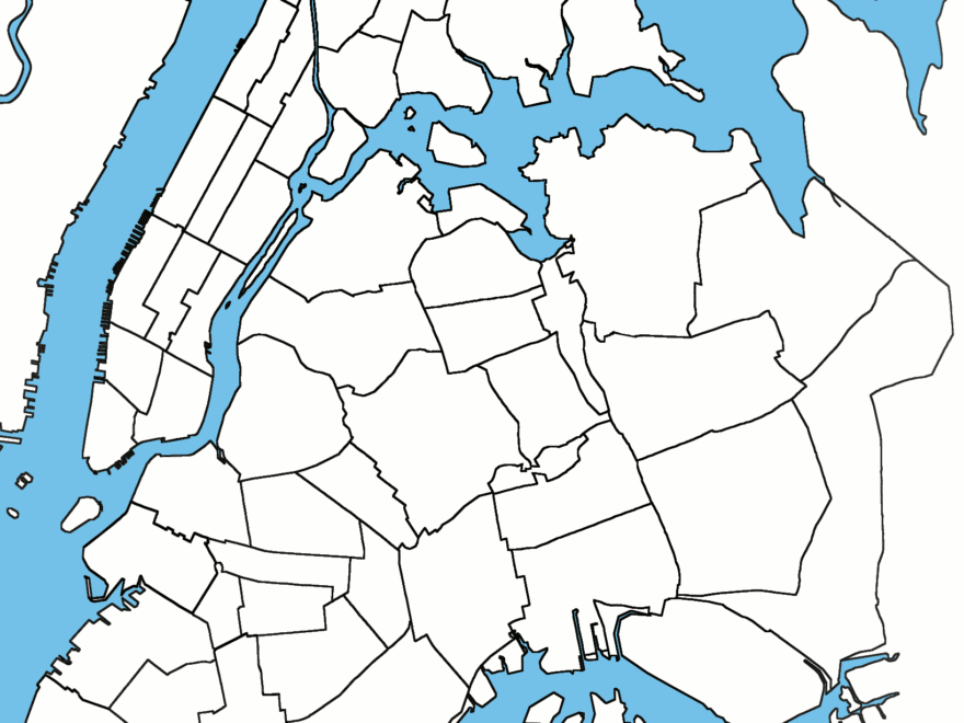File New York City neighborhoods blank linewidth png Wikimedia Commons