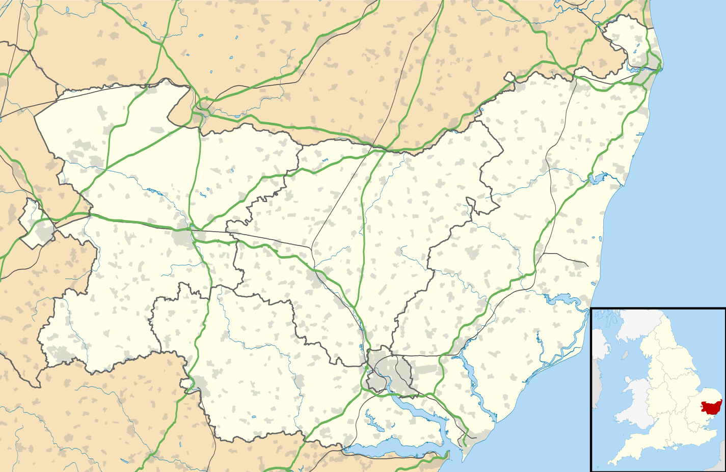 File Suffolk UK Location Map svg Wikimedia Commons