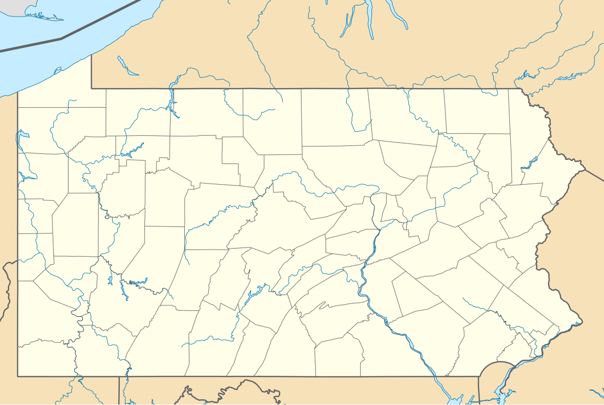 Printable Outline Map Of Pennsylvania