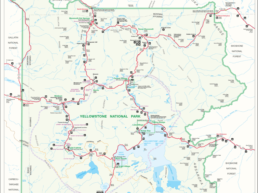 File Yellowstone National Park Map png Wikimedia Commons