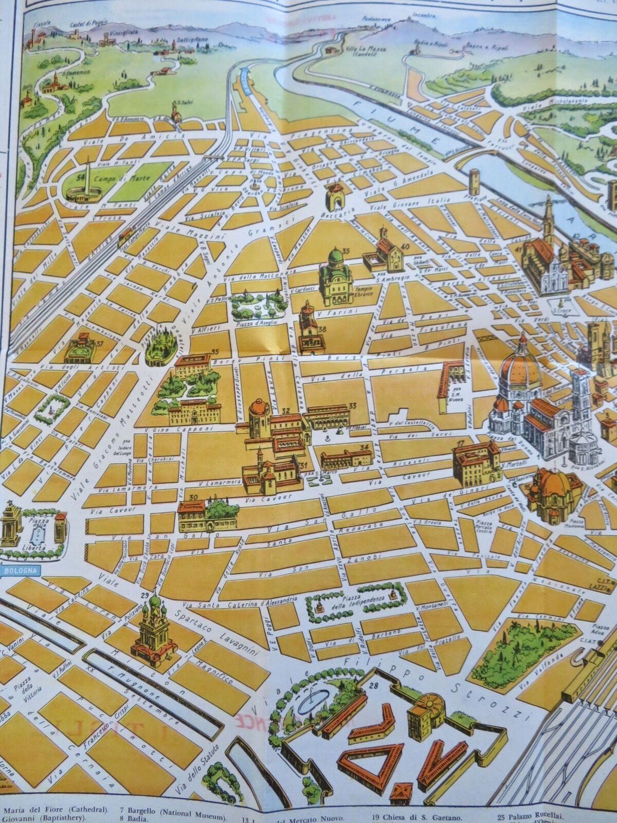 Printable Walking Map Of Florence Printable Walking Map Of Florence