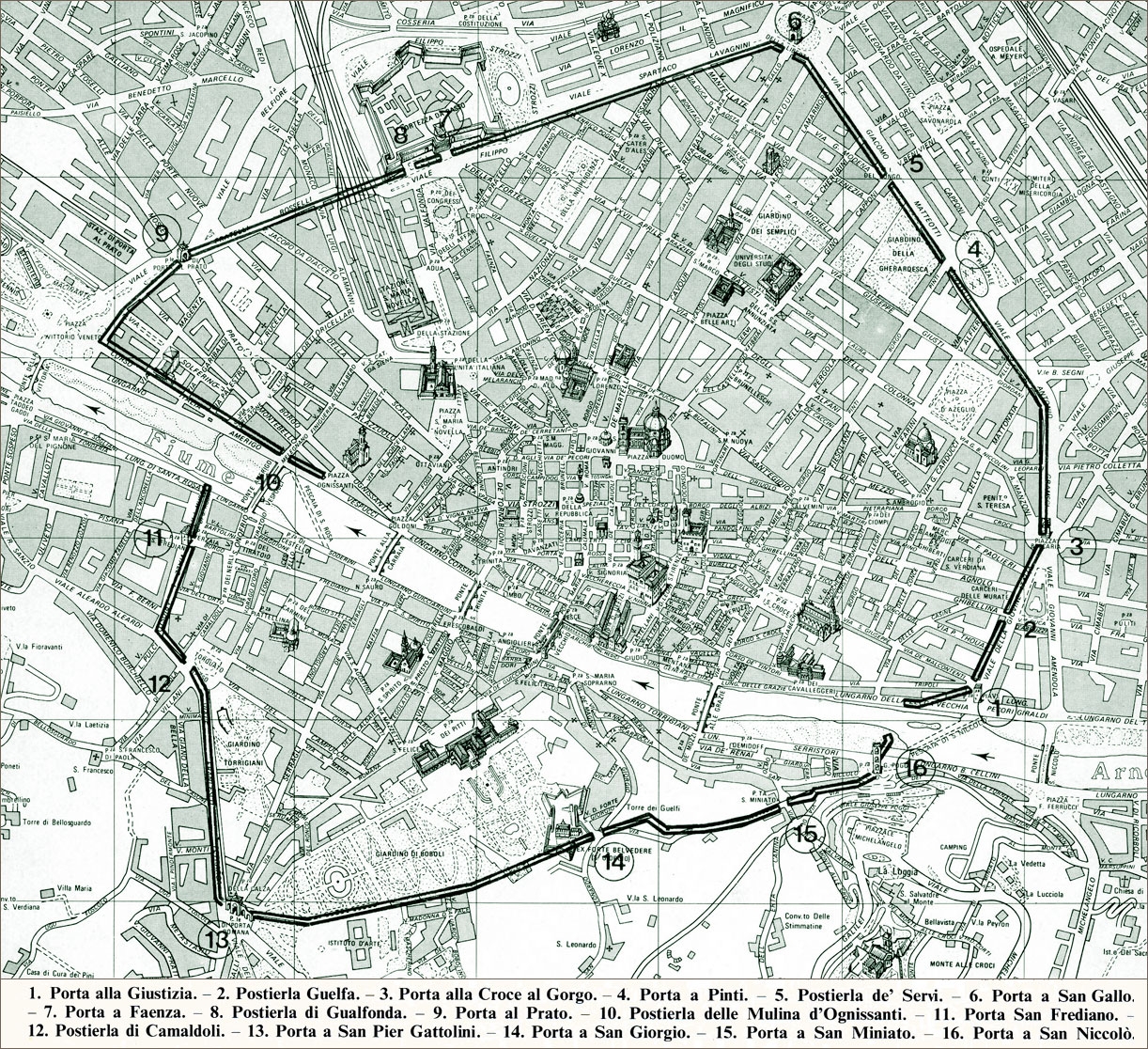 Florence Map Florence Map