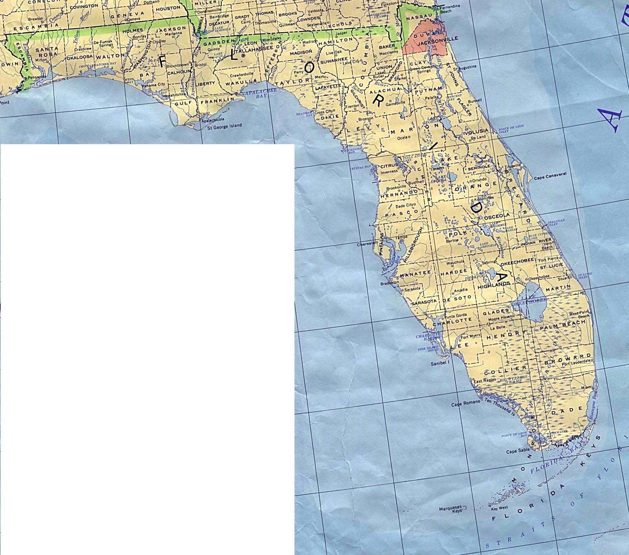 Florida Base Map Florida Base Map