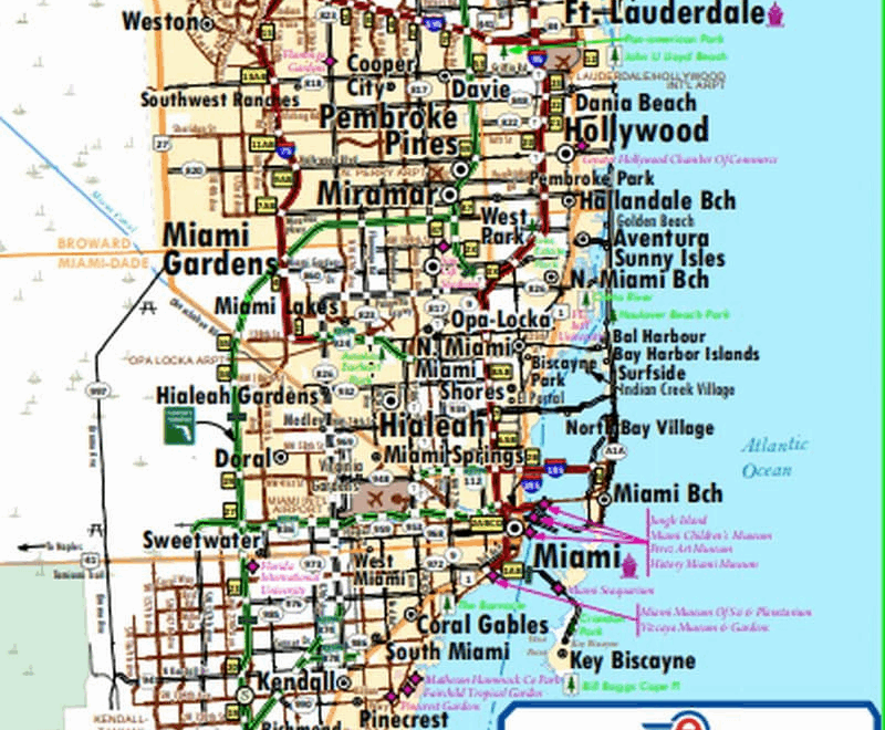 Florida City Maps Street Maps For 167 Towns And Cities