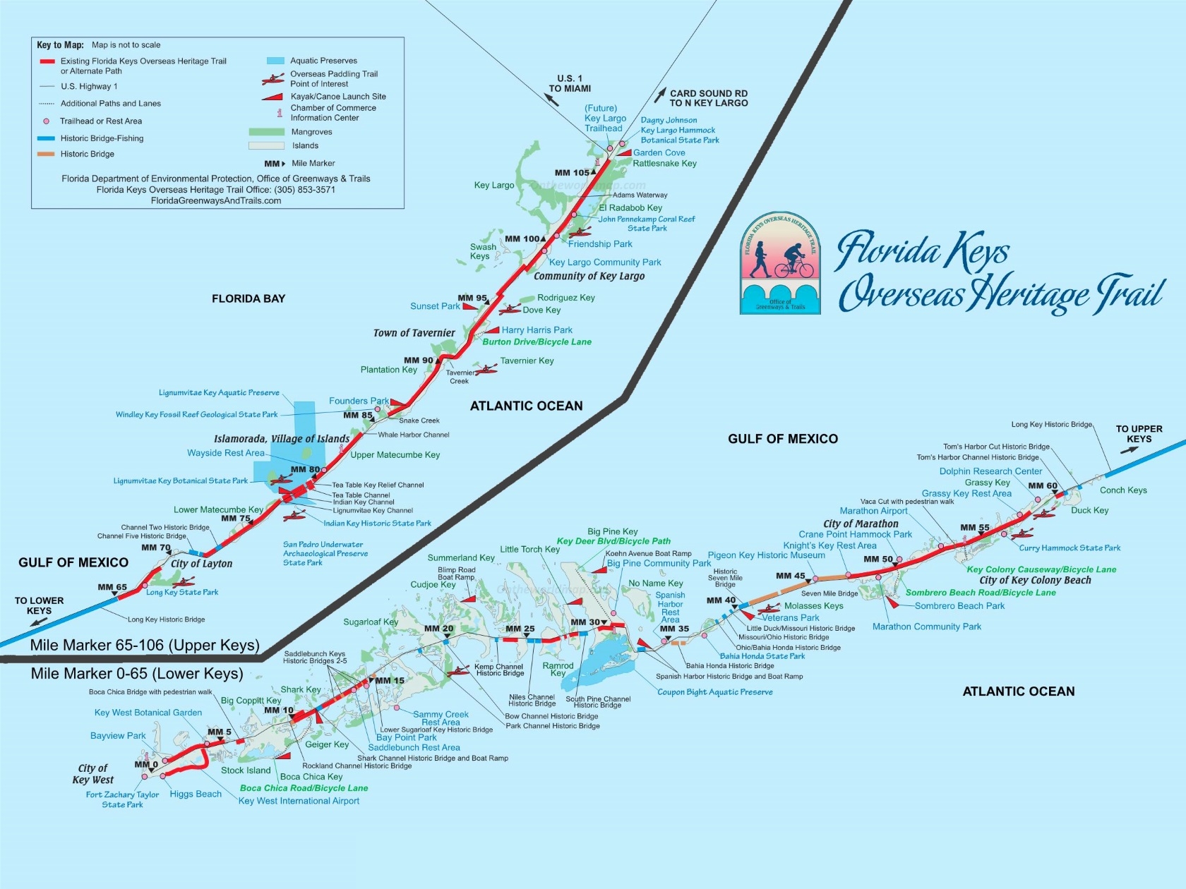 Printable Map Of Key West Attractions Resorts