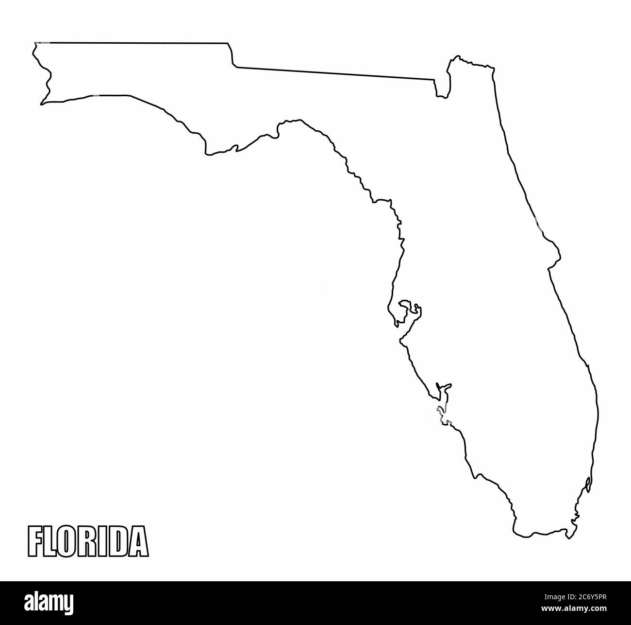 Printable State Of Florida Map