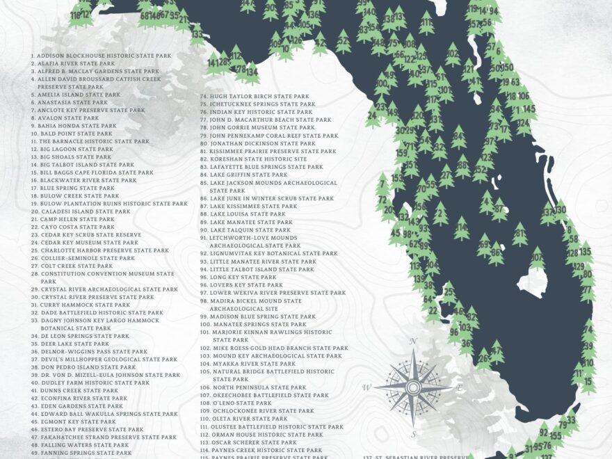 Florida State Park Map A Guide To Fun And Relaxation