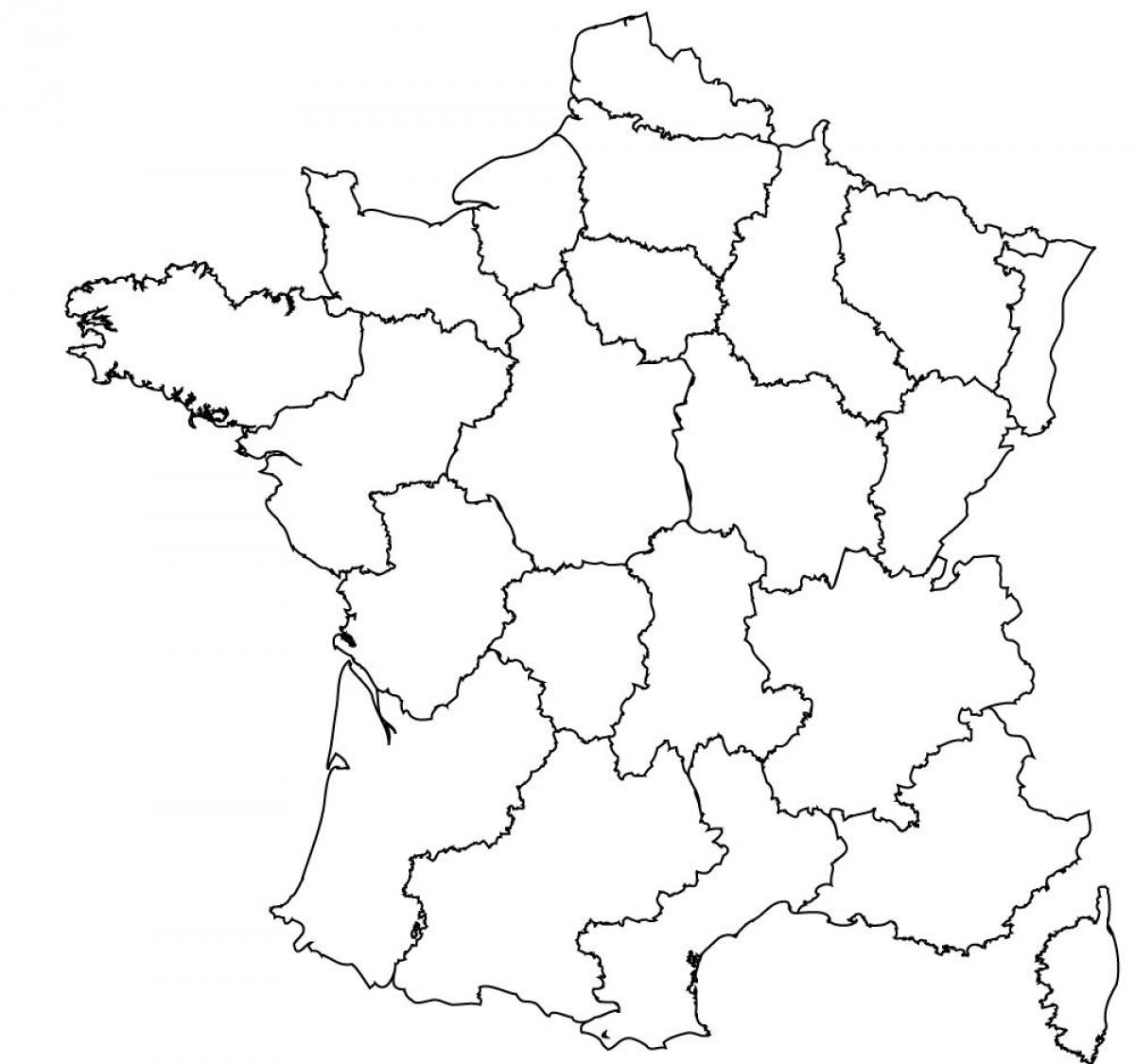 France Map Black And White Map Of France Black And White Western Europe Europe 