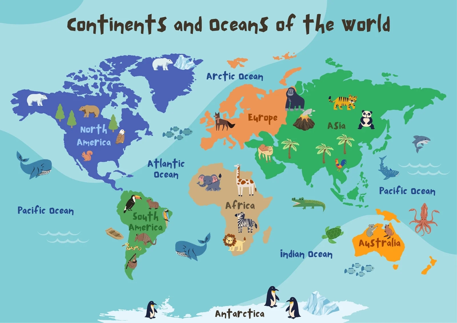 Free And Customizable World Map Templates Canva