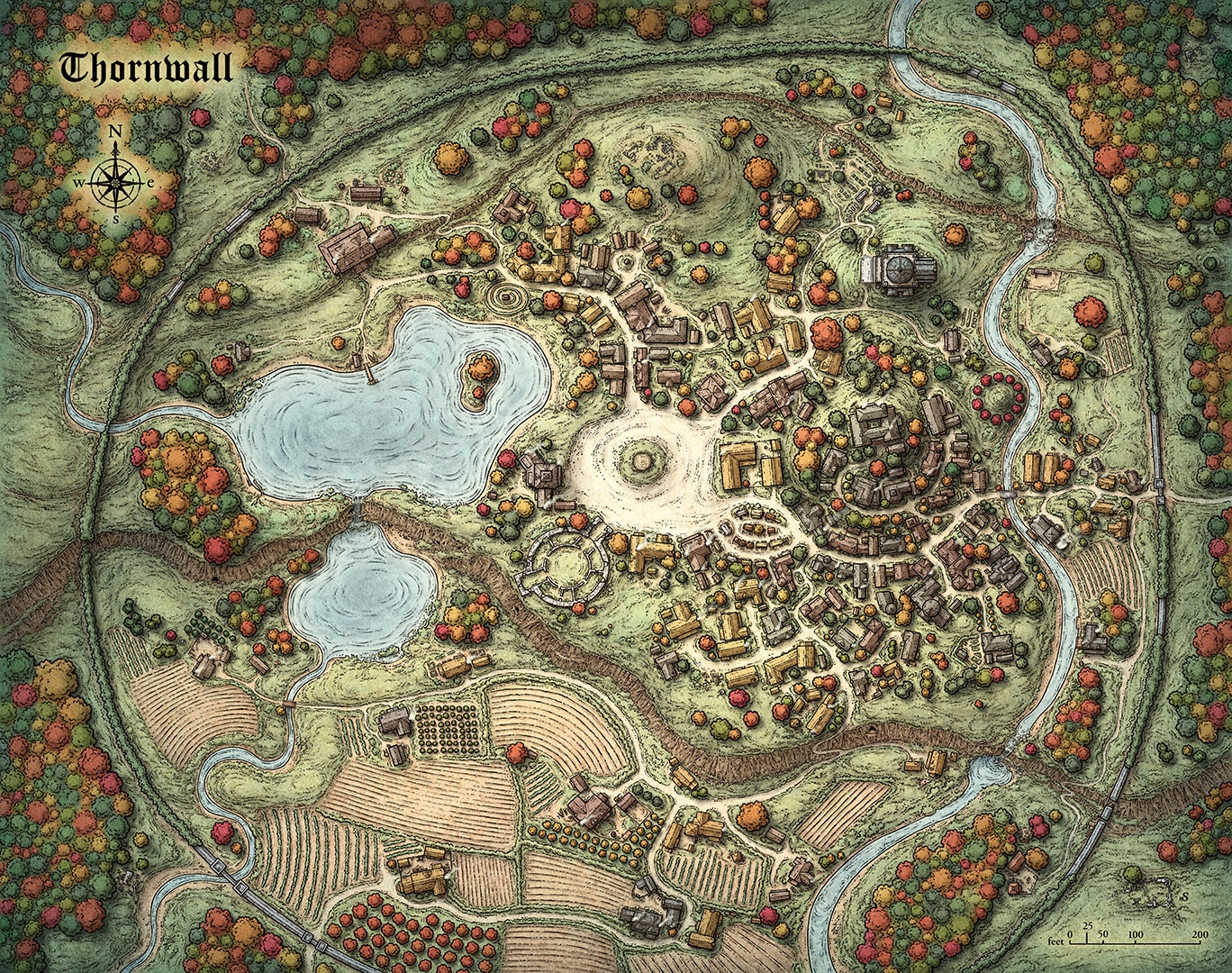 Free Dnd City And Village Maps Gallery Of Maps 