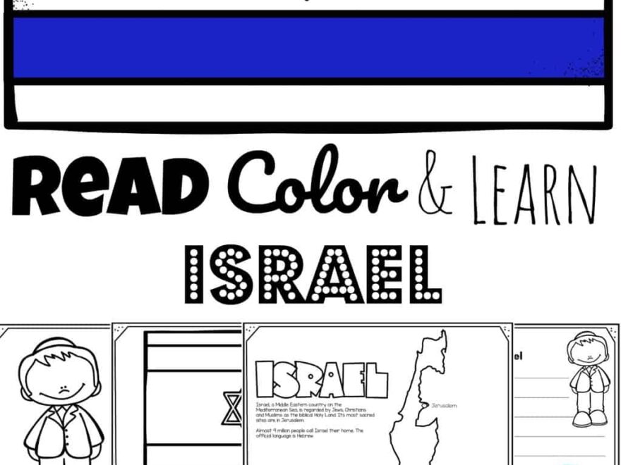 FREE FREE Printable Israel Coloring Pages For Kids
