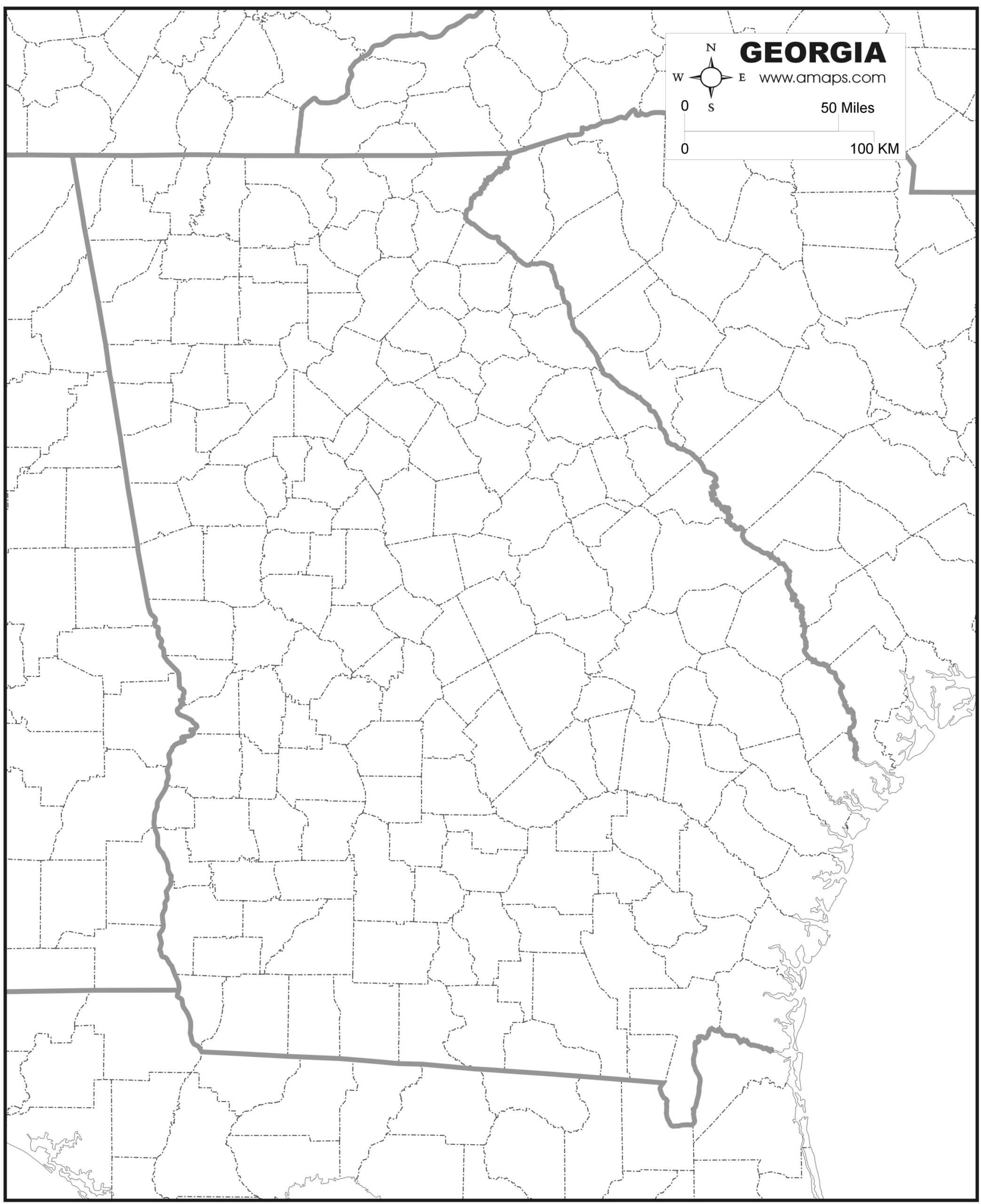 Free Printable Map Files