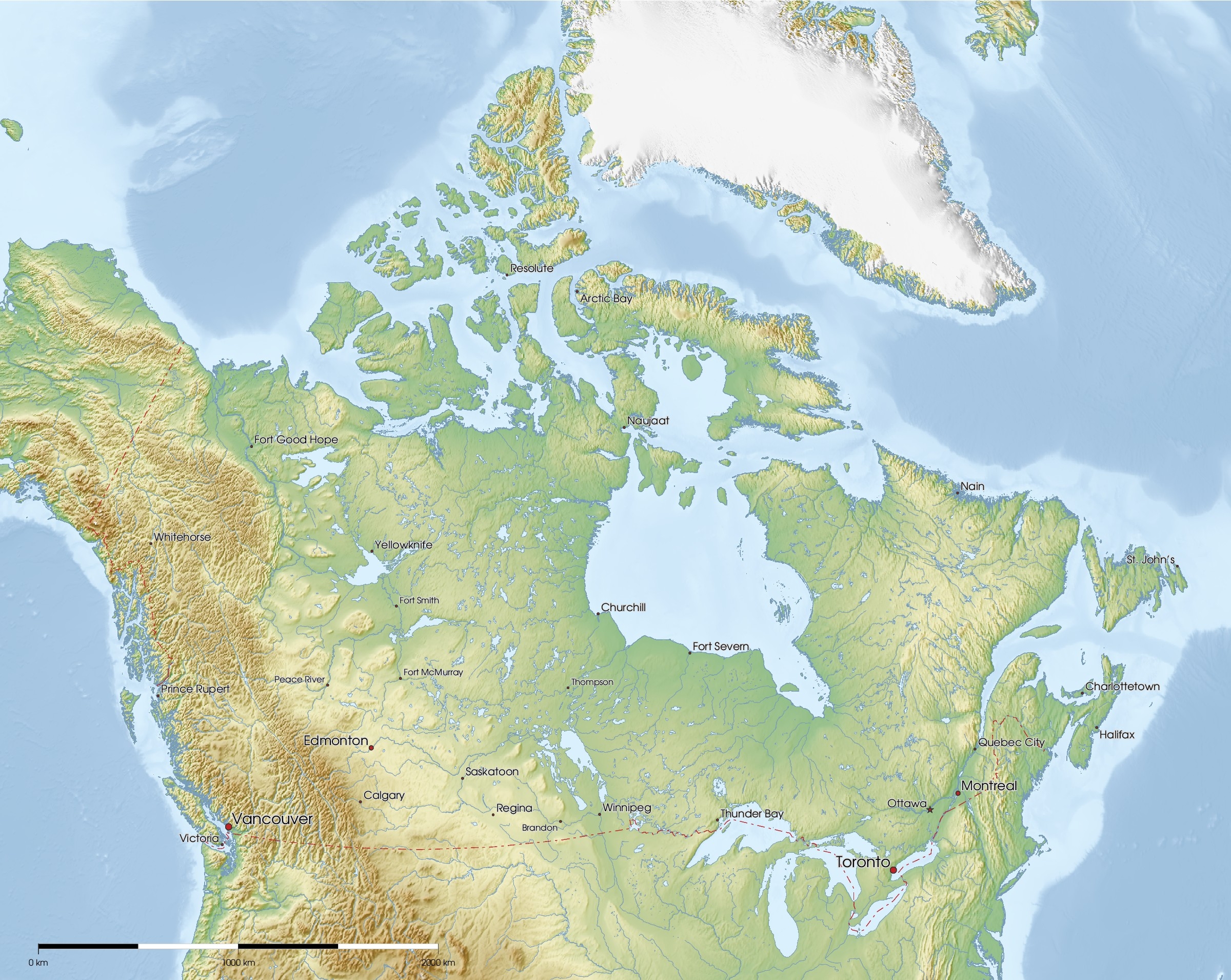Free Maps Of Canada Mapswire